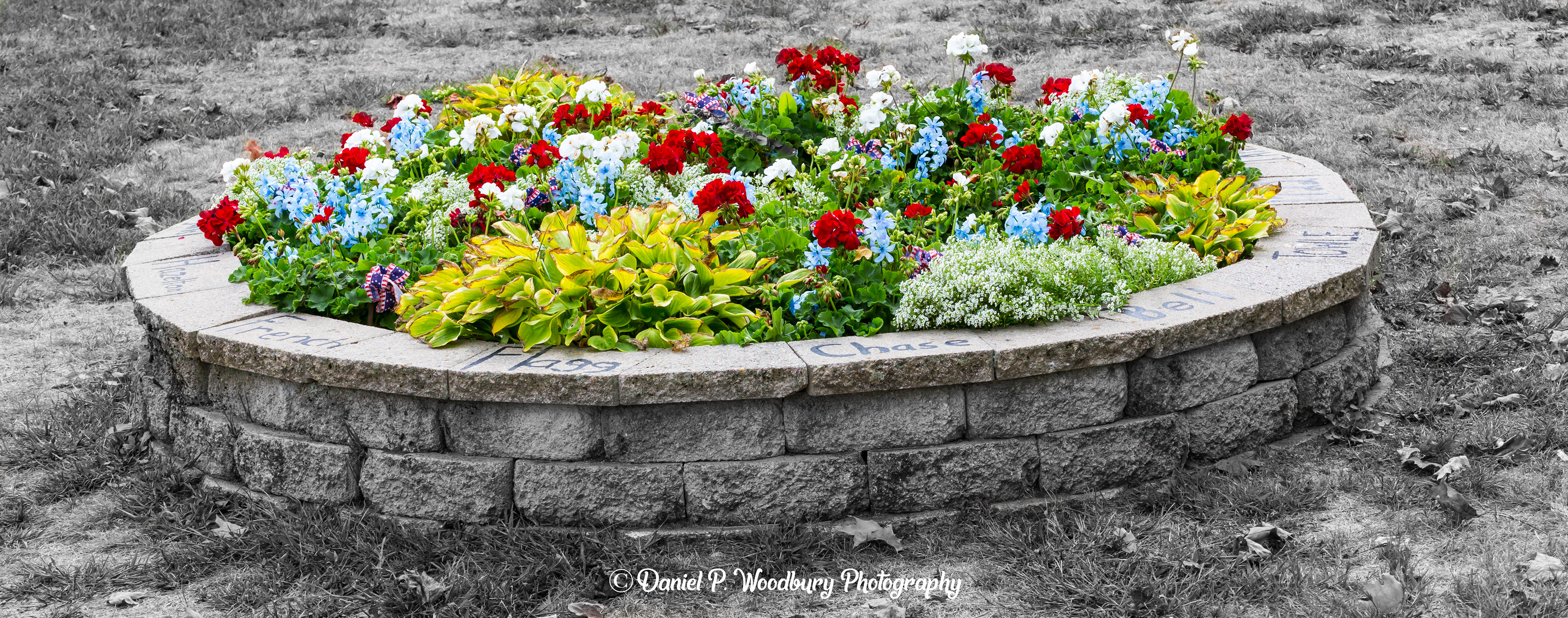 Flower Bed In Chester, NH