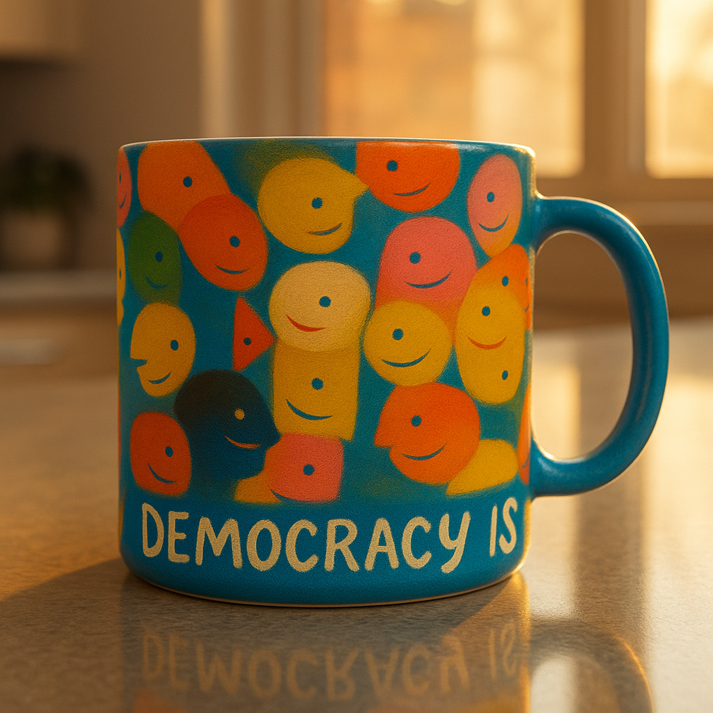 DEMOCRACY IS © 2026, Jean Mercier