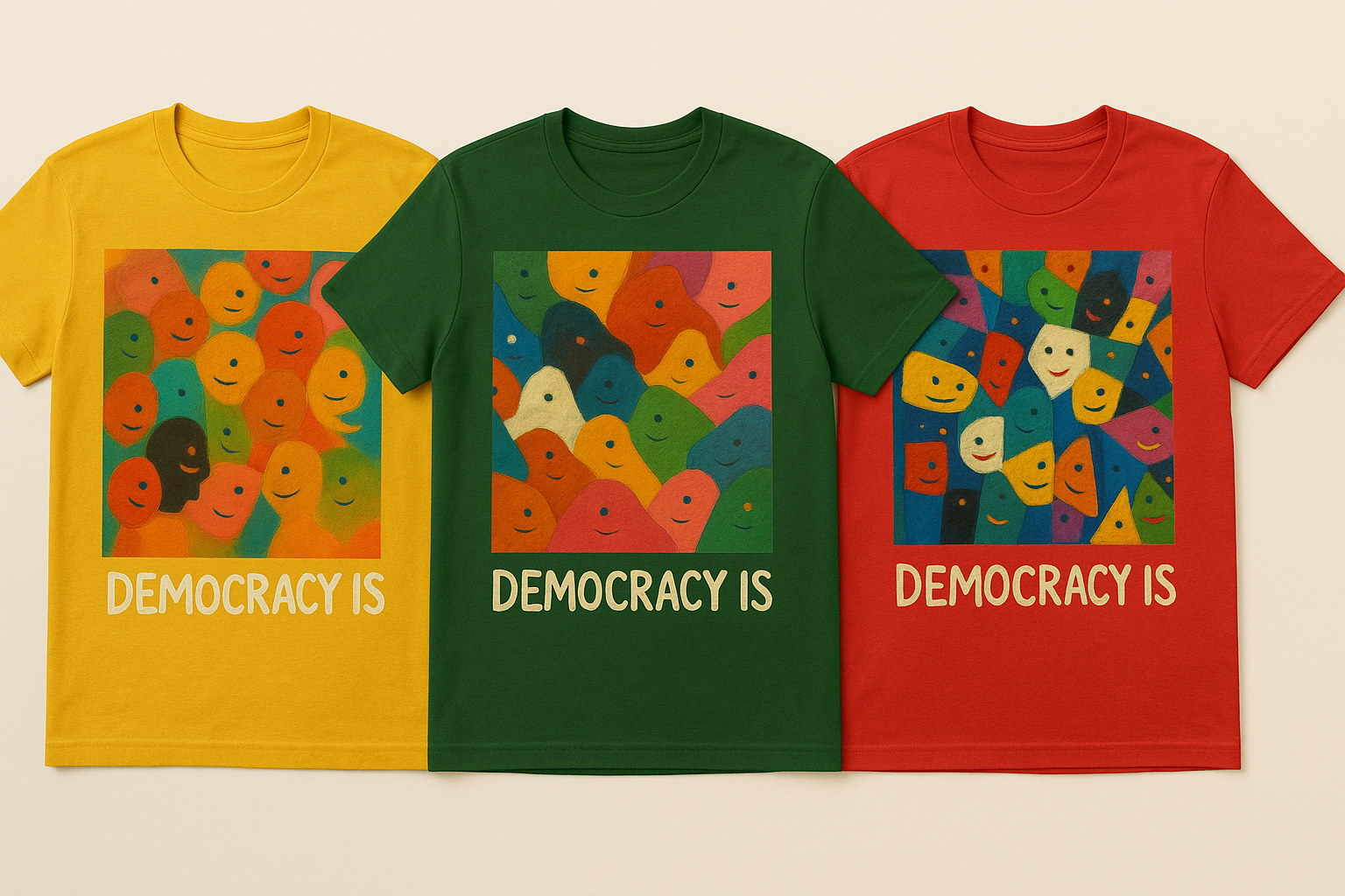 DEMOCRACY IS © 2026, Jean Mercier