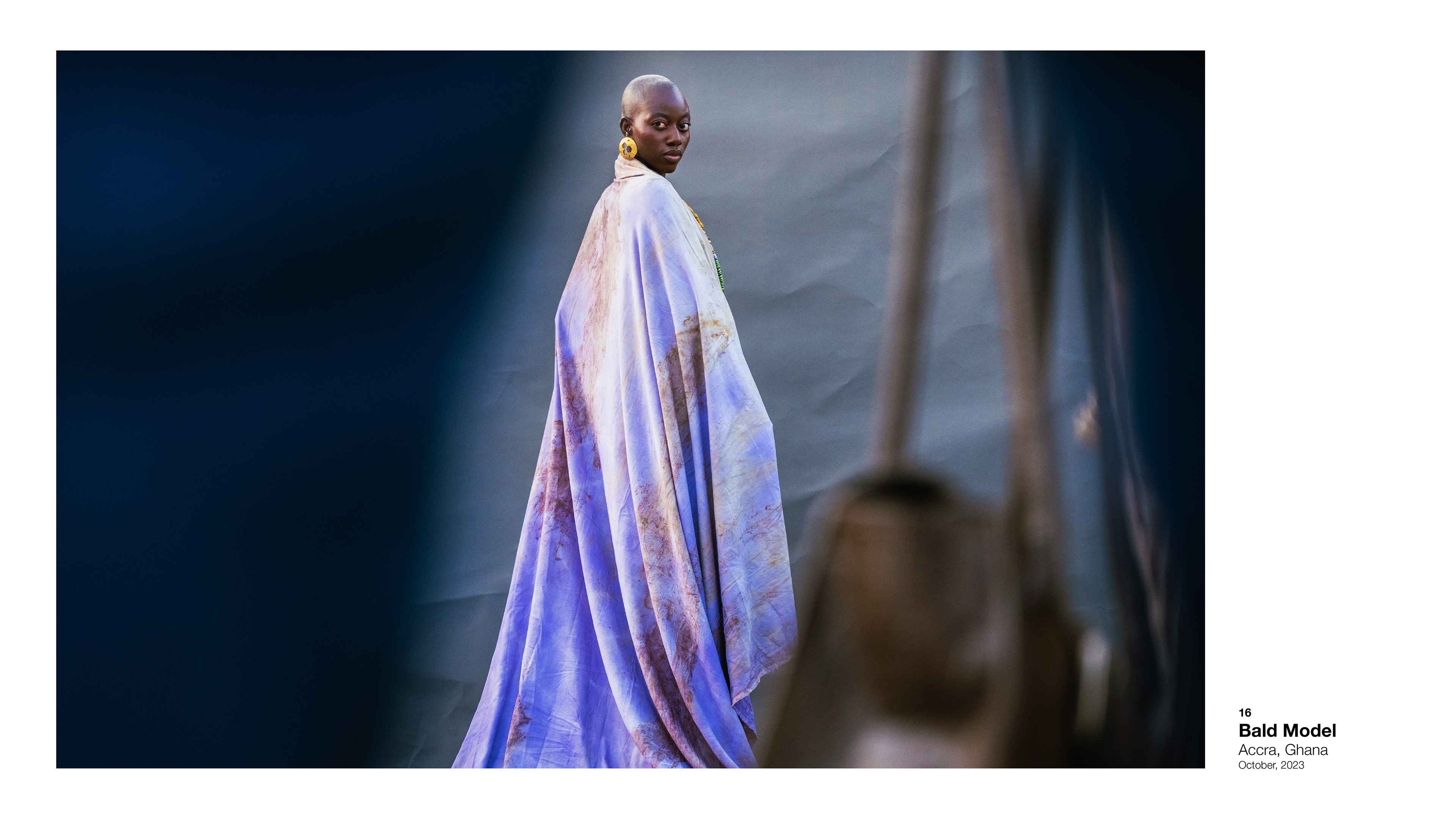 Bald Model, Accra, 2023