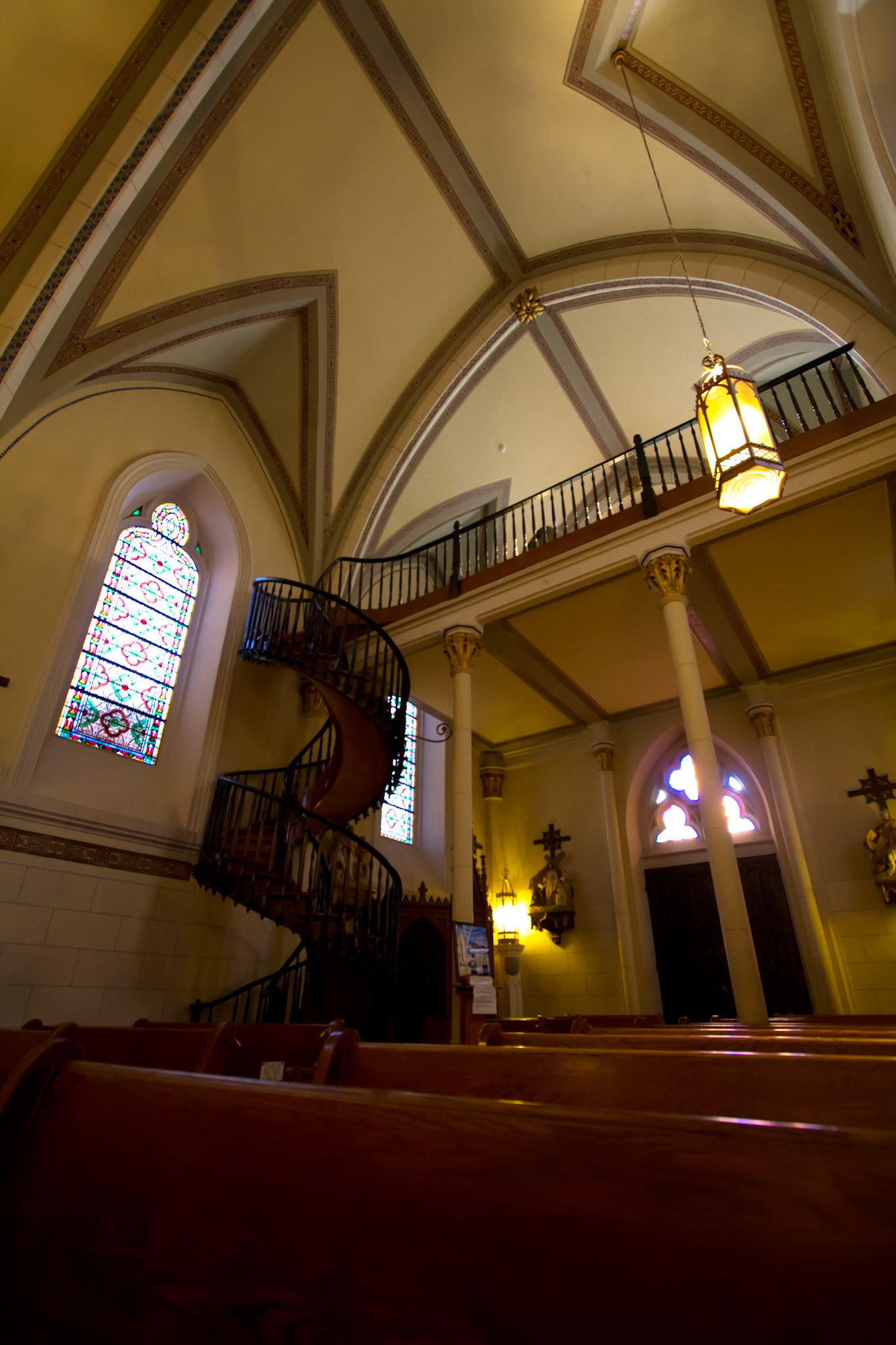 Photos of the Loretto Chapel interior are not for sale at this time.