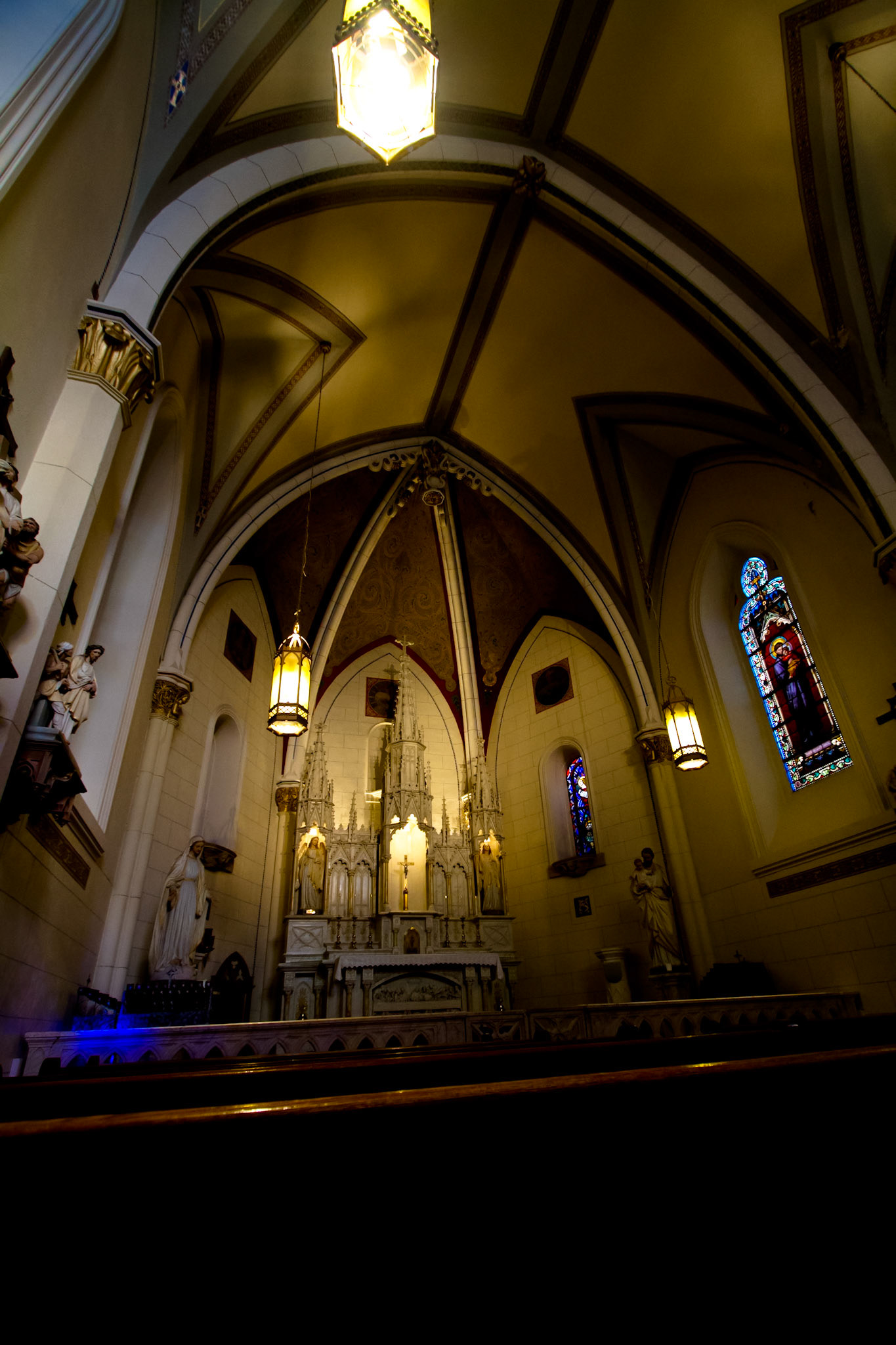 Photos of the Loretto Chapel interior are not for sale at this time.