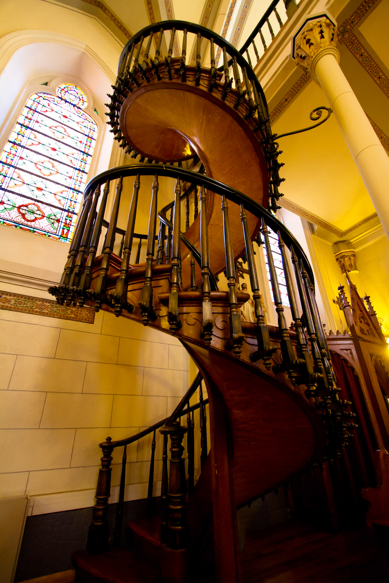 Photos of the Loretto Chapel interior are not for sale at this time.