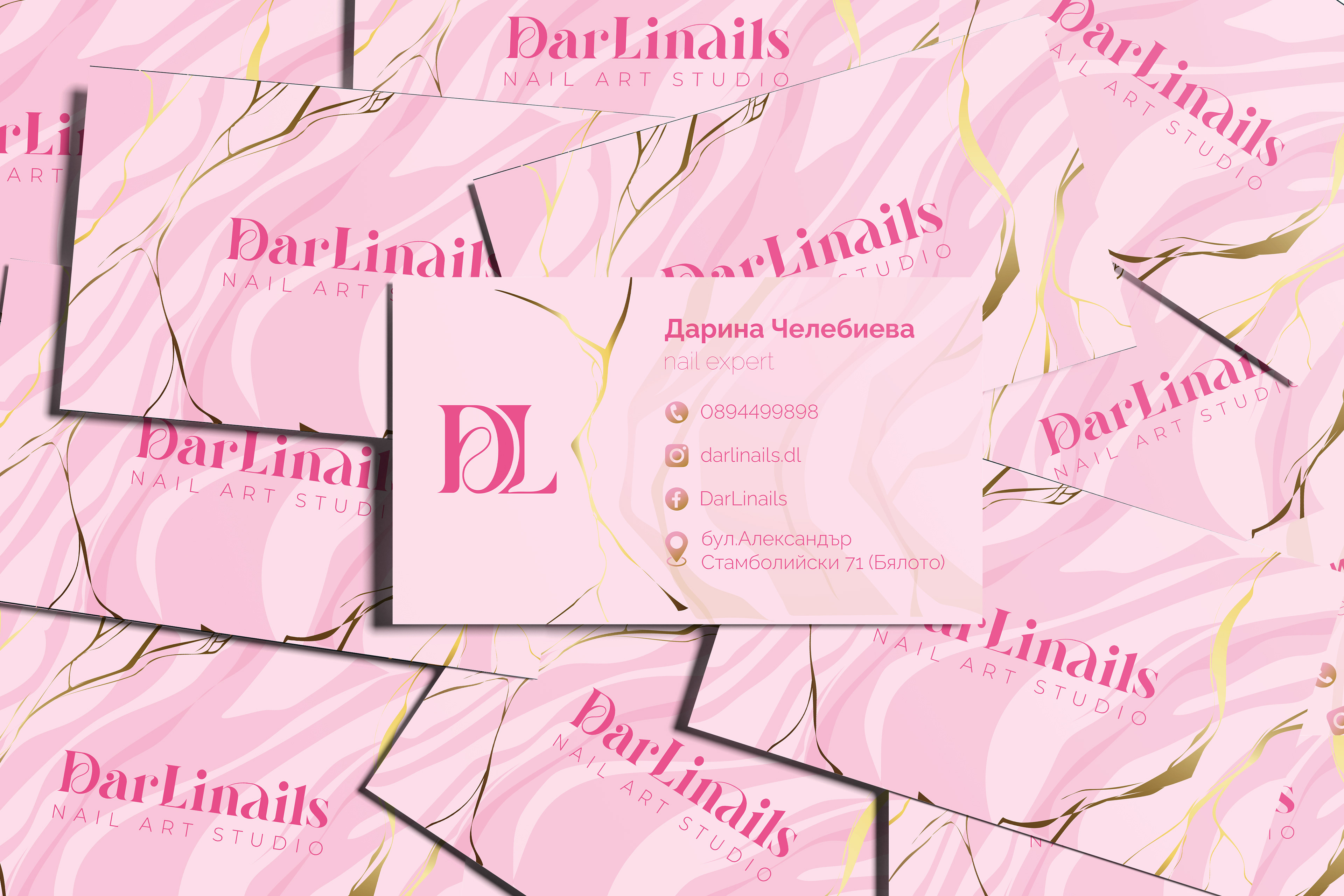 Nail salon - Business card