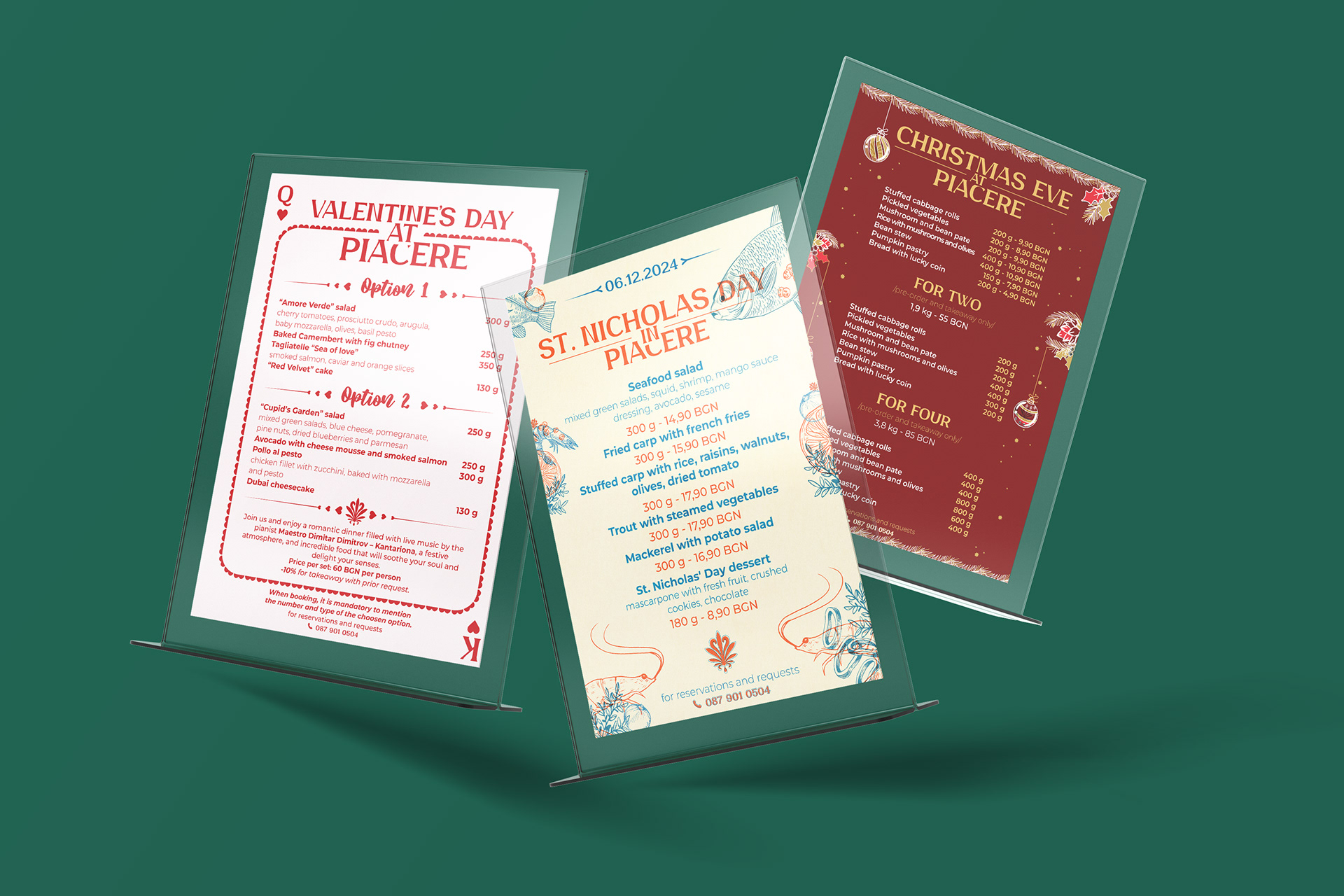 Event menu