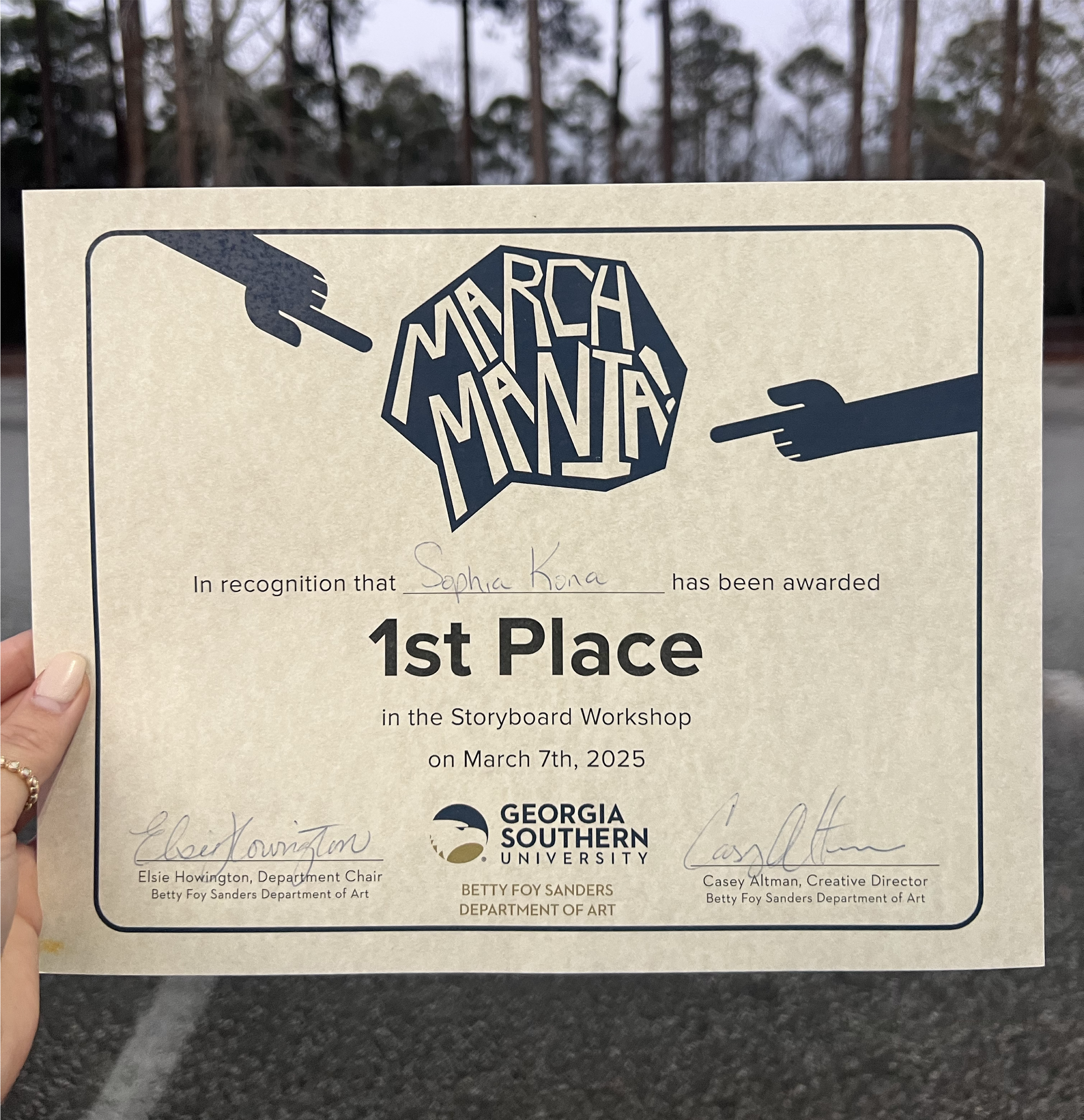 Georgia Southern University's March Mania Graphic Design Competition