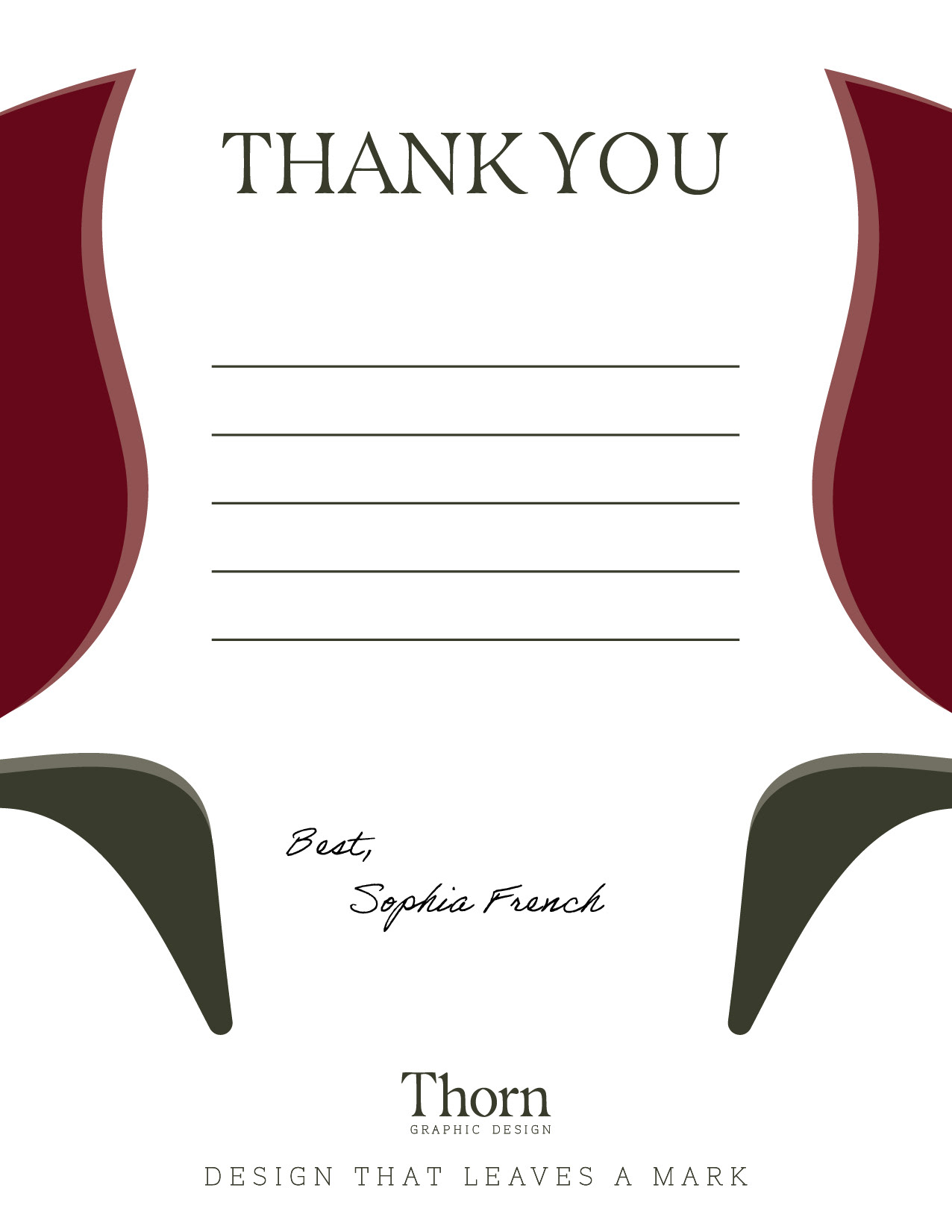 Thank You Card