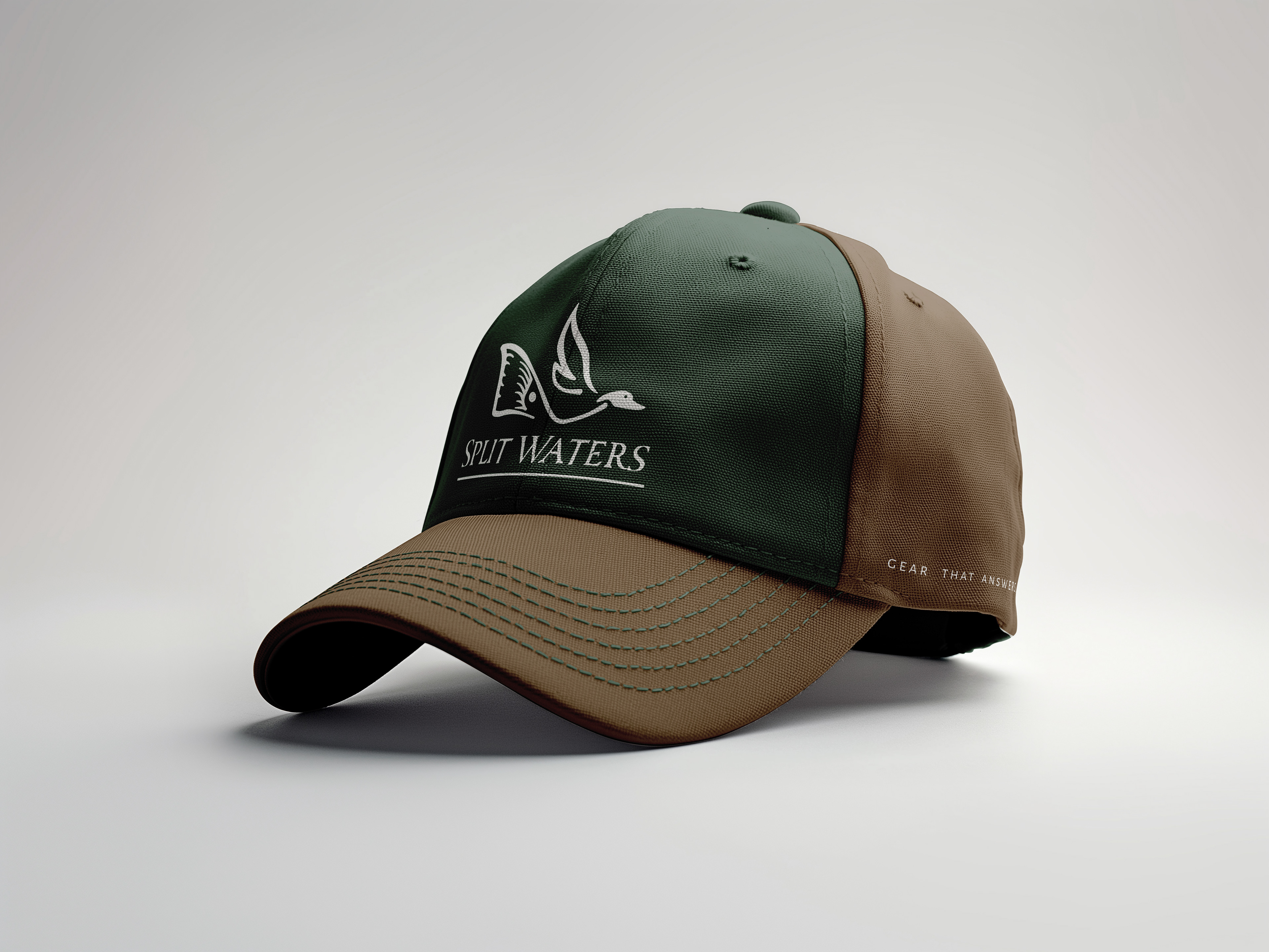 Green and Brown Hunting Hat