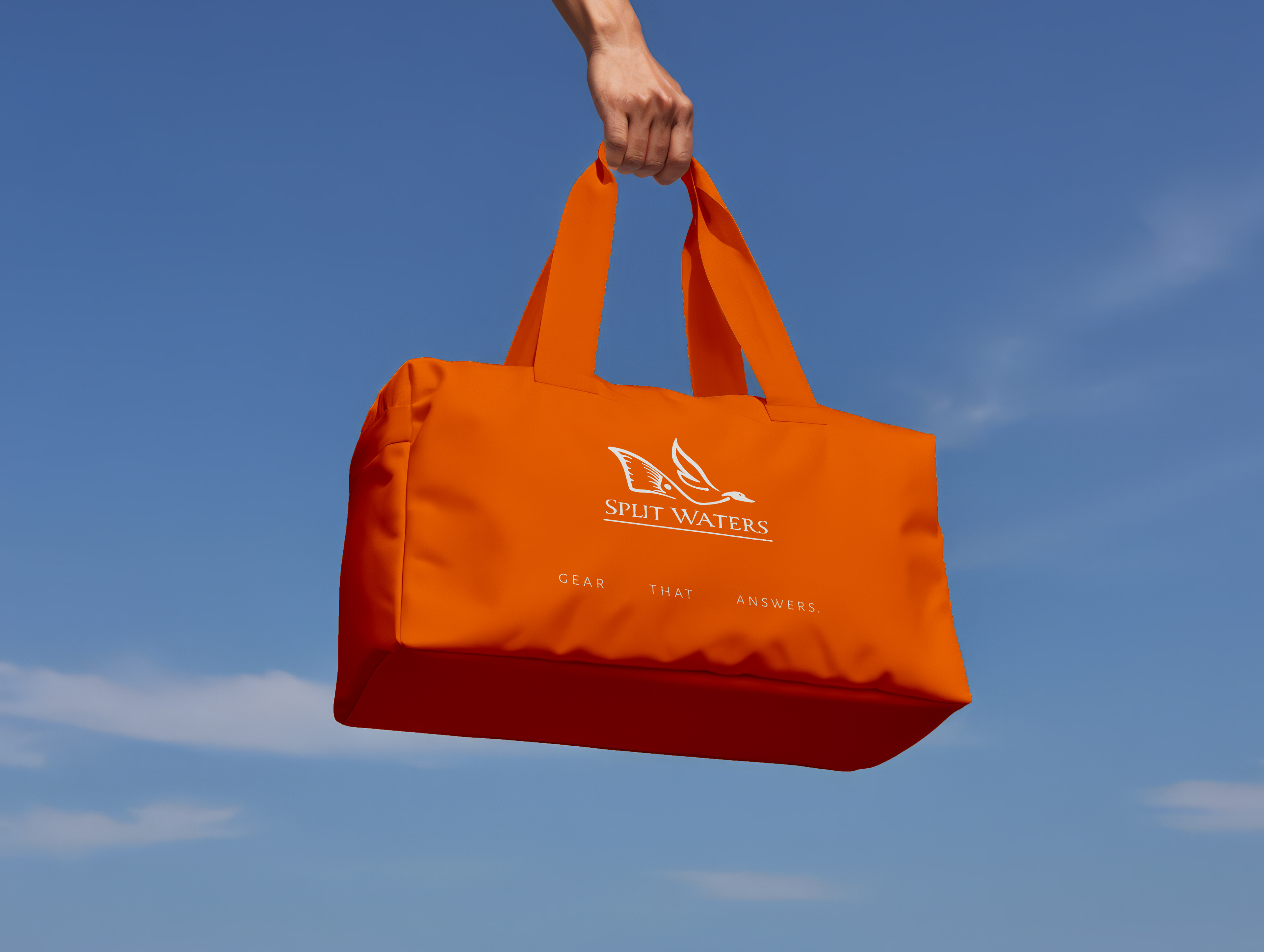 Safety Orange Duffle Bag