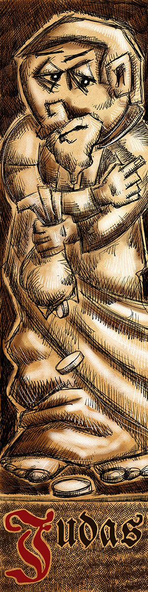 Judas Iskariot- Digital Art - 2024