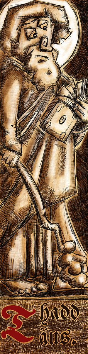 Judas Thaddäus - Digital Art - 2024