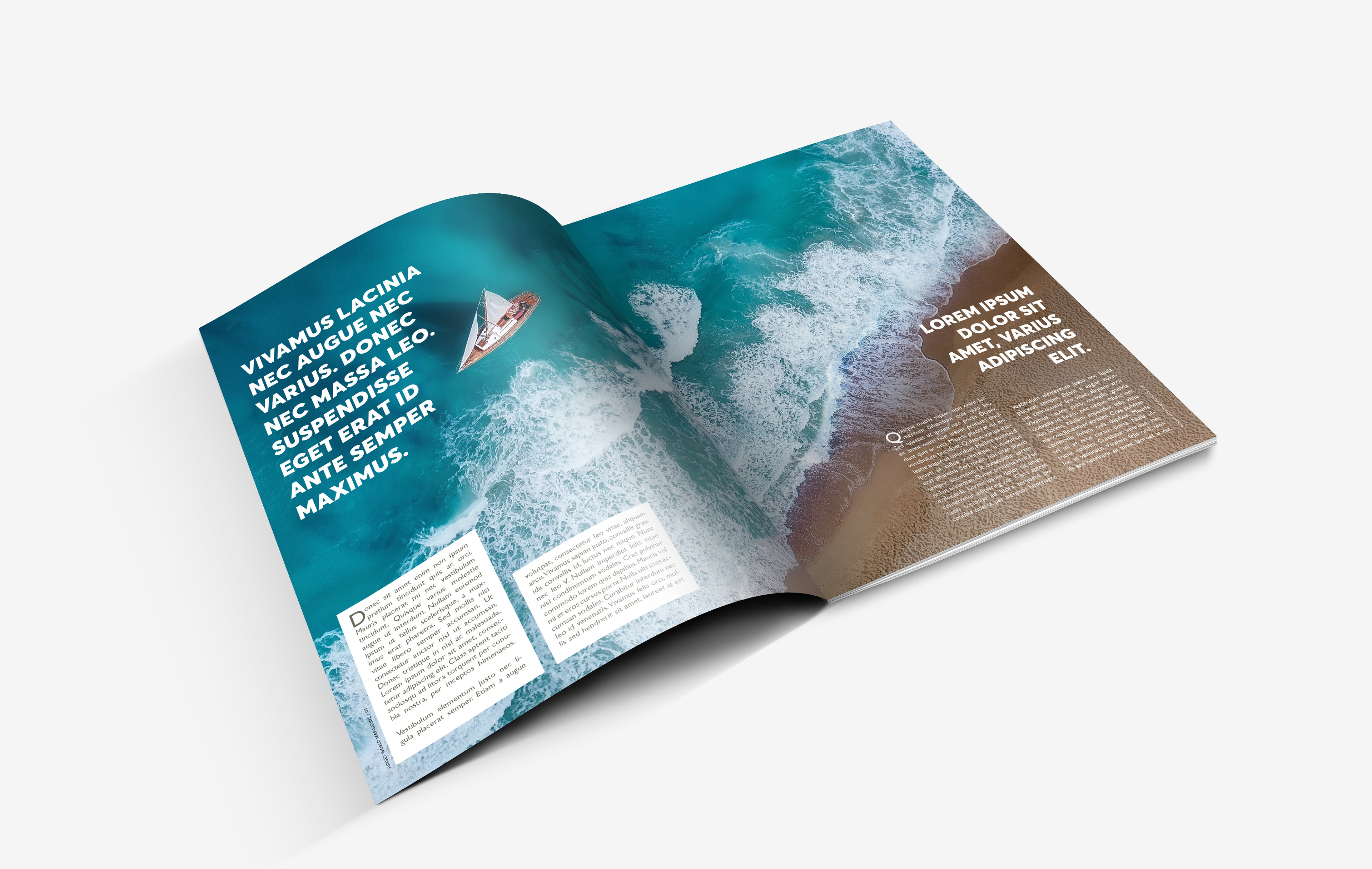 Diseño de Revista para Sunset Resorts