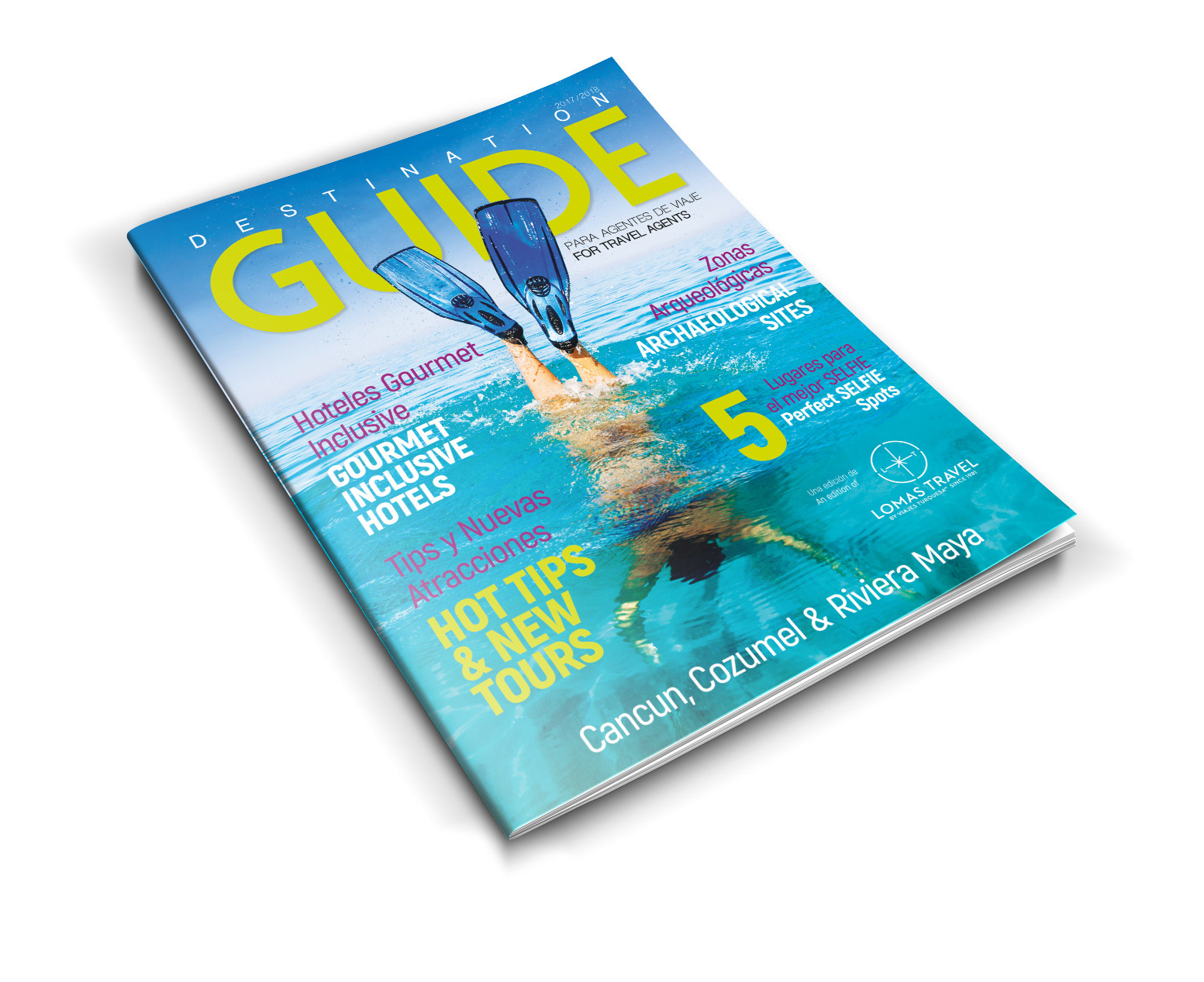 Diseño de Revista para Lomas Travel