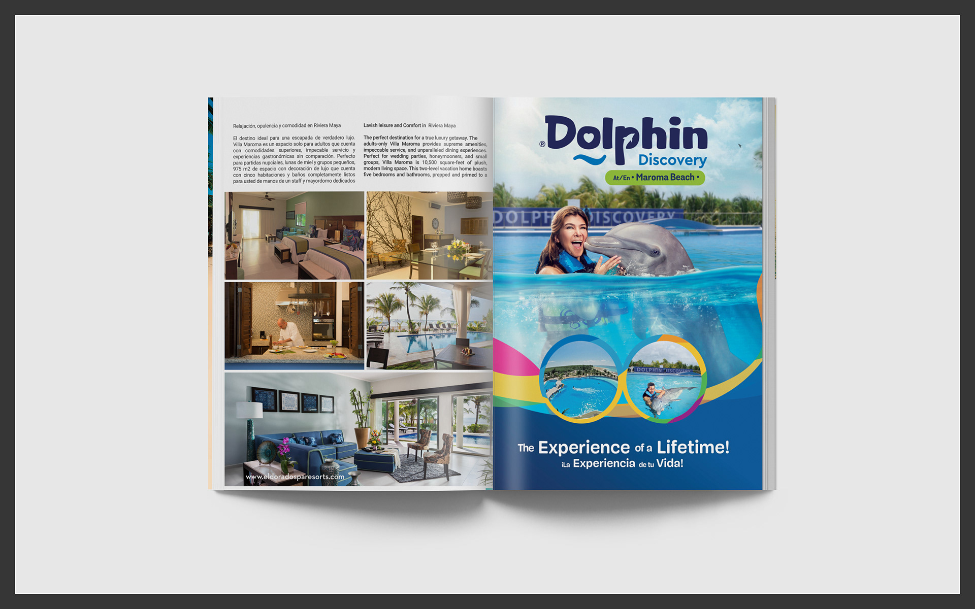 Diseño de Revista para Lomas Travel