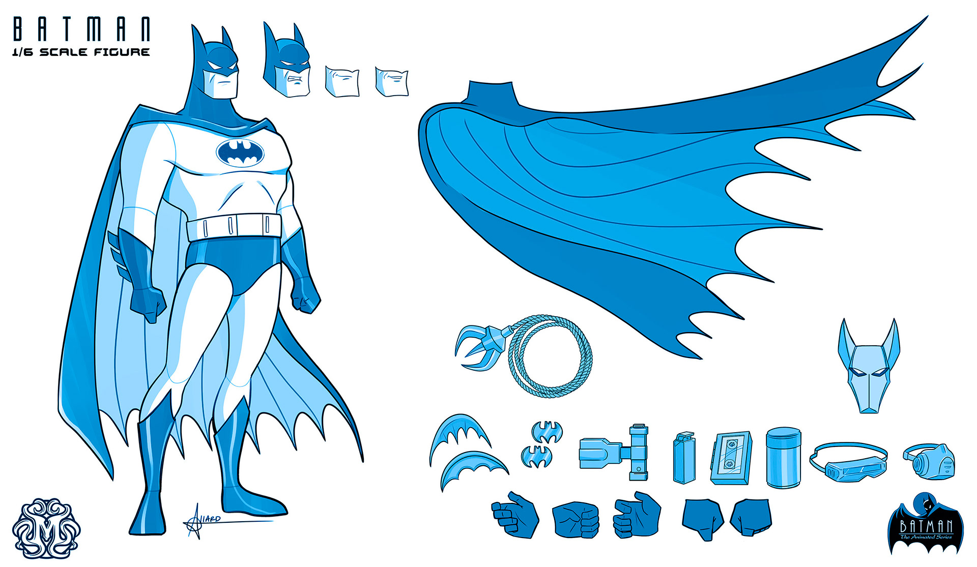 Joe Allard - Mondo Batman Animated 1/6 Scale Figure Design