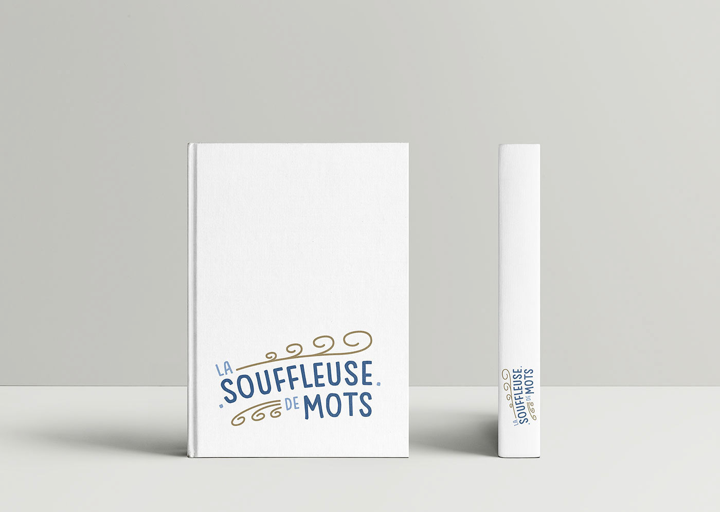 Mise en page Logotype La Souffleuse de Mots - La Lanterne - Perros-guirec