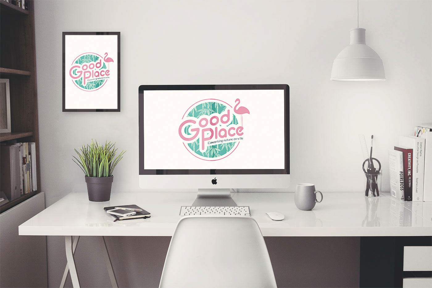 Montage photo logo Good Place, coworking rennes