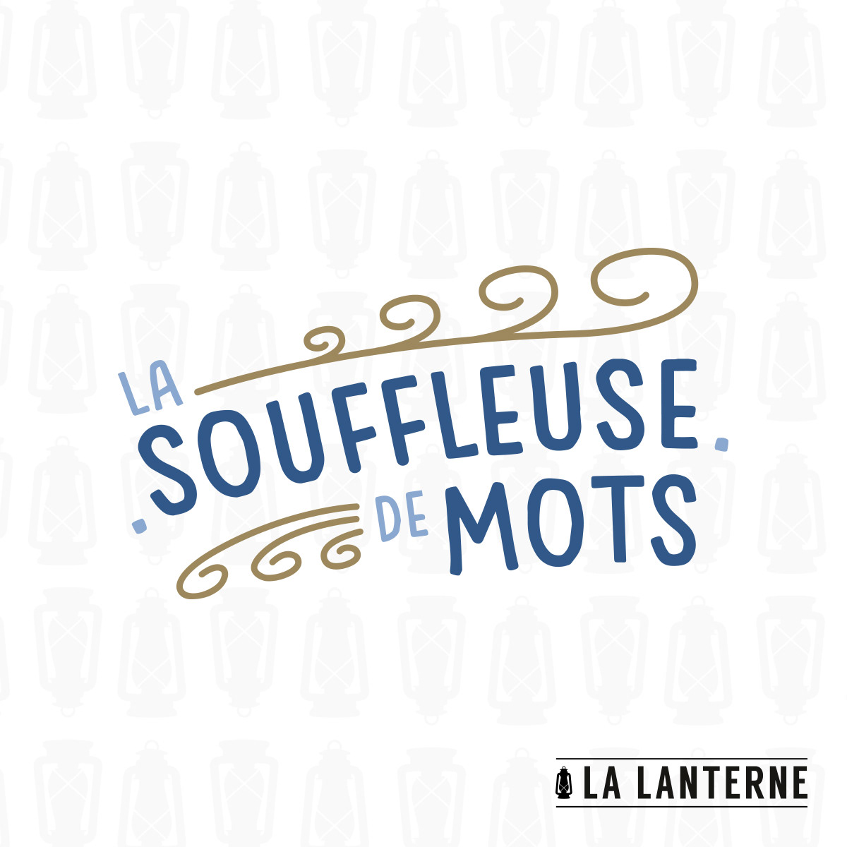 Mise en page Logotype La Souffleuse de Mots - La Lanterne - Perros-guirec
