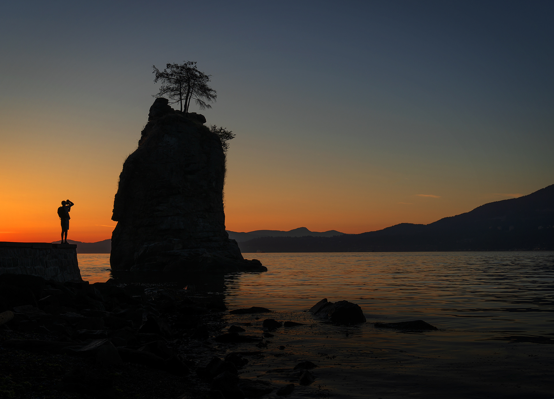 Siwash Rock, Stanley Park, Vancouver