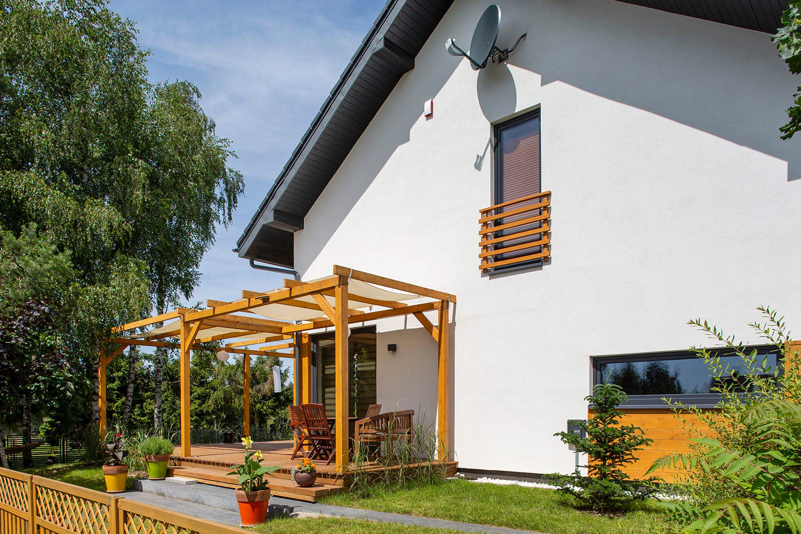 Sesja fotograficzna domu jednorodzinnego na Kaszubach.