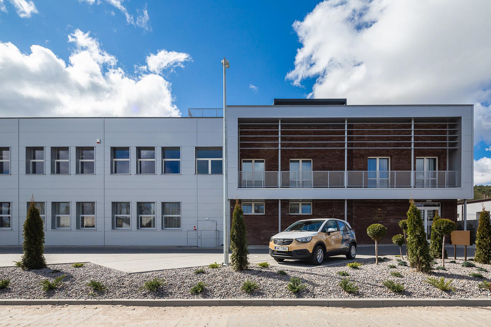 Fotografie wnętrz pomieszczeń komercyjnych hotelu Darboven zlokalizowanego koło Gdyni.  