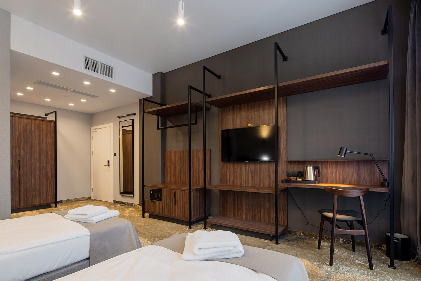 Fotografie wnętrz pomieszczeń komercyjnych hotelu Darboven zlokalizowanego koło Gdyni.  