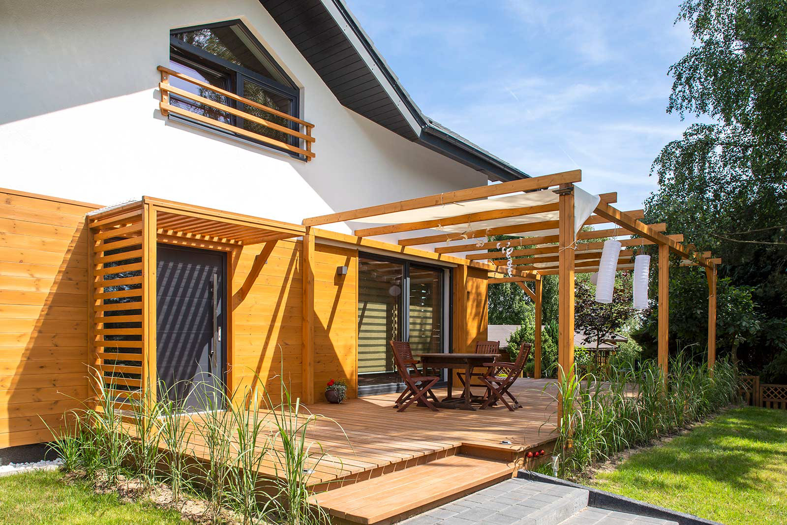 Sesja fotograficzna domu jednorodzinnego na Kaszubach.