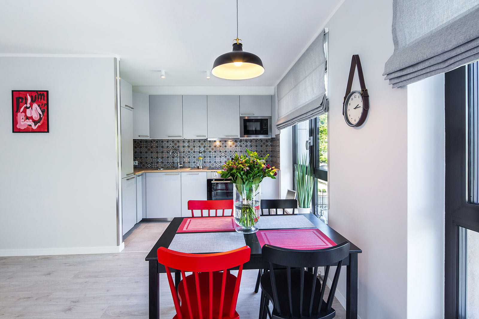 Zdjęcia wnętrz apartamentu na wynajem Victoria Residence w Sopocie.