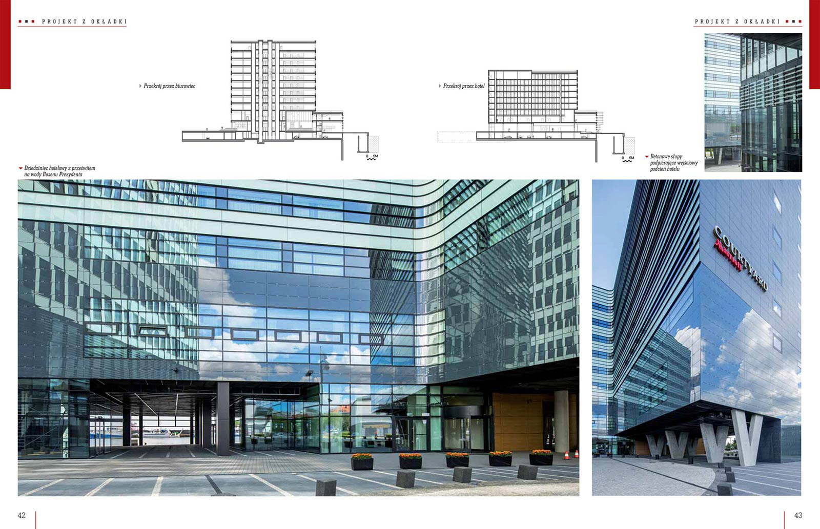 Publikacja zdjęć architektury dotycząca Waterfront w Gdyni w magazynie Świat Architektury.