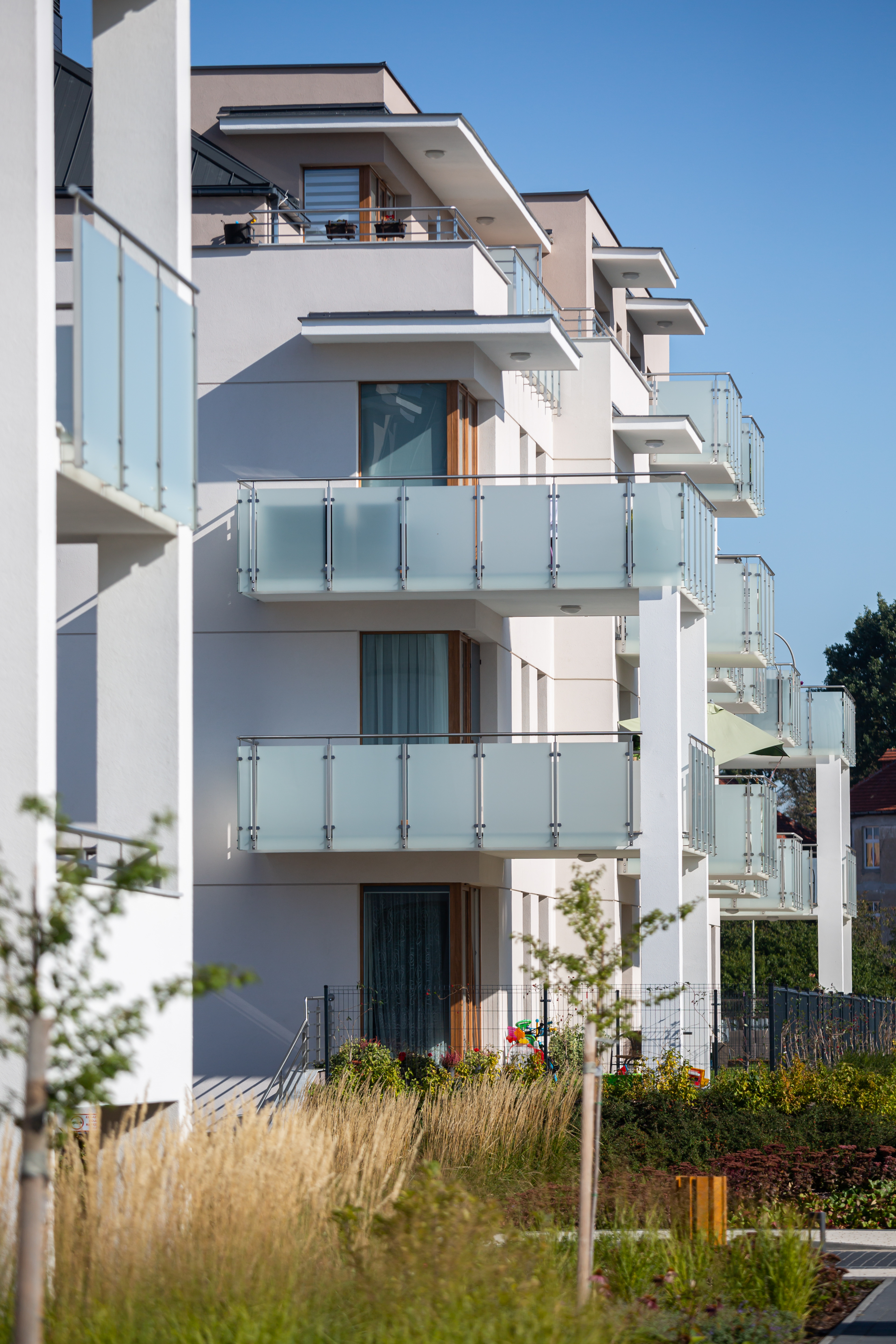 Sesja fotograficzna budynków mieszkalnych na Osiedlu Toruńska w Kwidzynie dla pracowni projektowej.