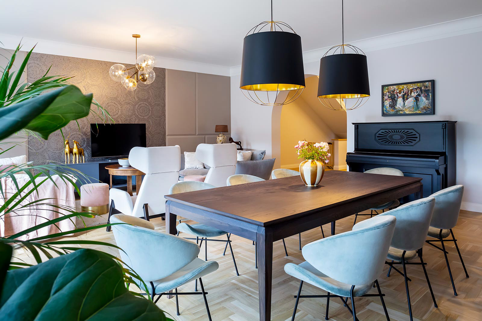 Zdjęcia wnętrz apartamentu prywatnego wykonane dla pracowni projektowej.