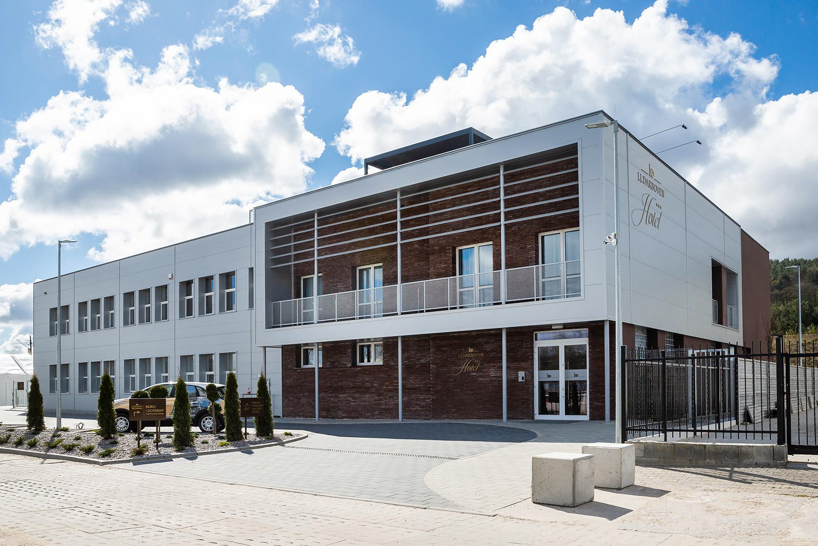 Fotografie wnętrz pomieszczeń komercyjnych hotelu Darboven zlokalizowanego koło Gdyni.  