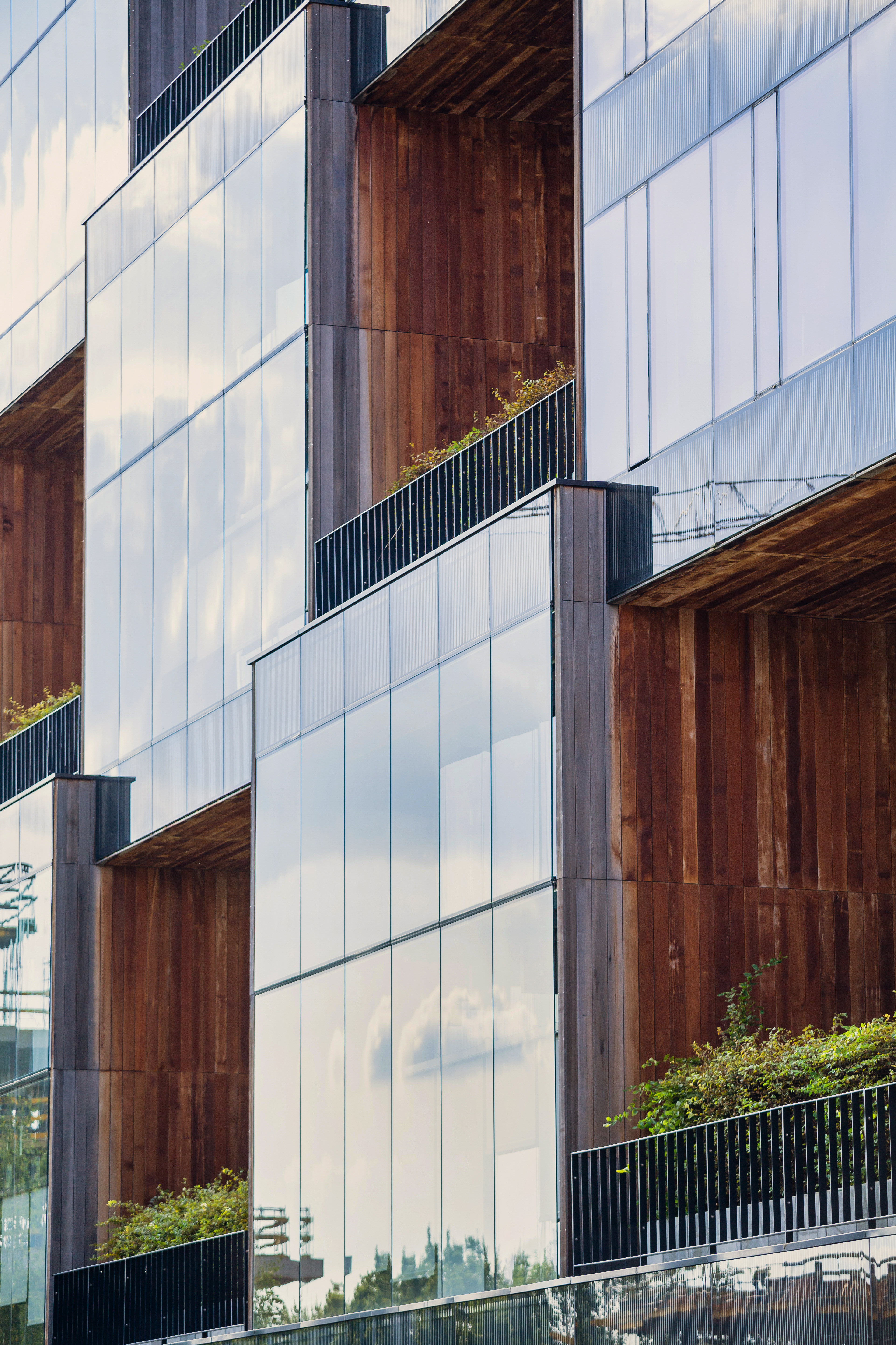 Zdjęcia architektury obiektu biurowego Pixel w Poznaniu.