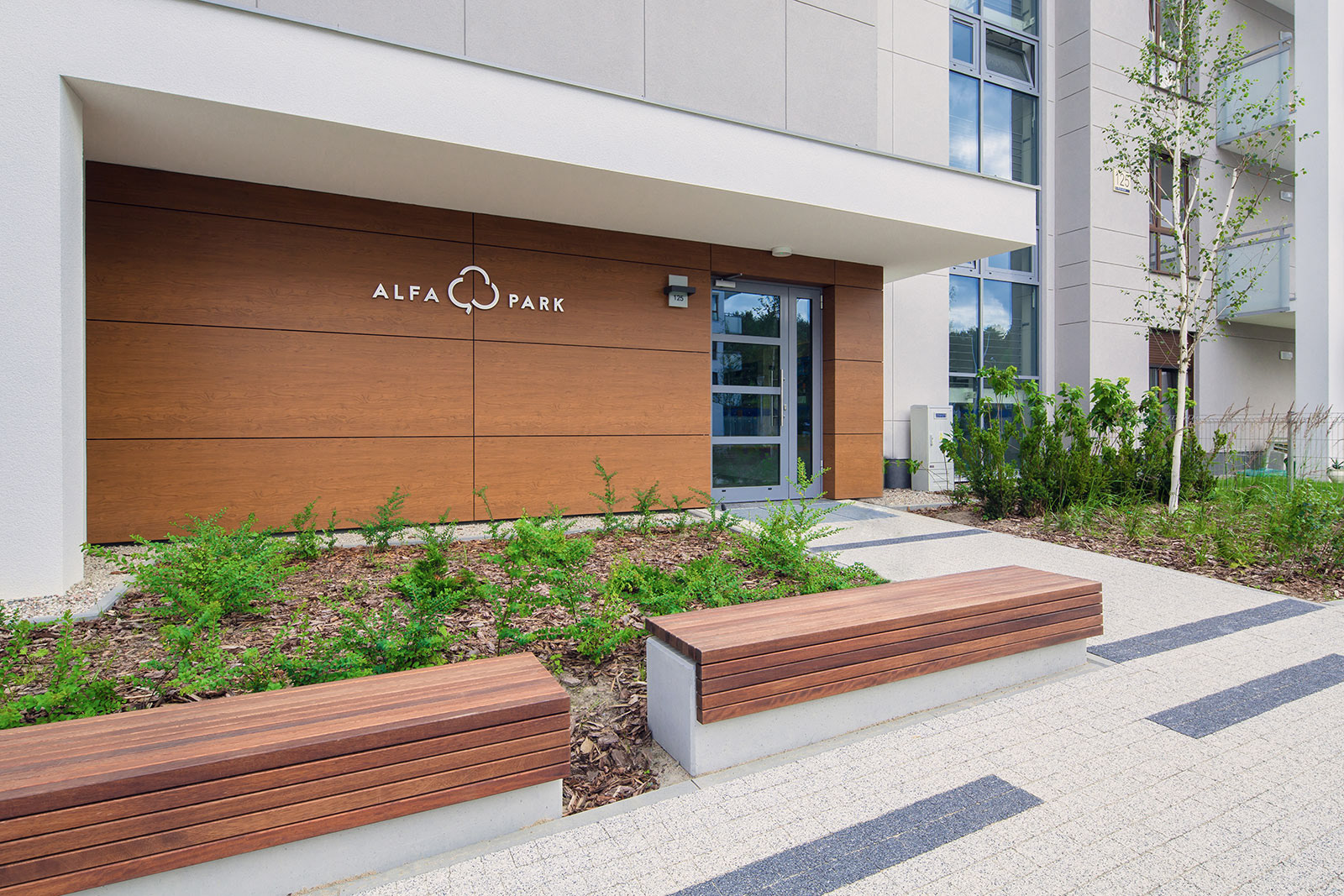 Kompleksowe sesje zdjęciowe trzech osiedli mieszkaniowych Alfa Park w Gdańsku wykonane dla dewelopera.