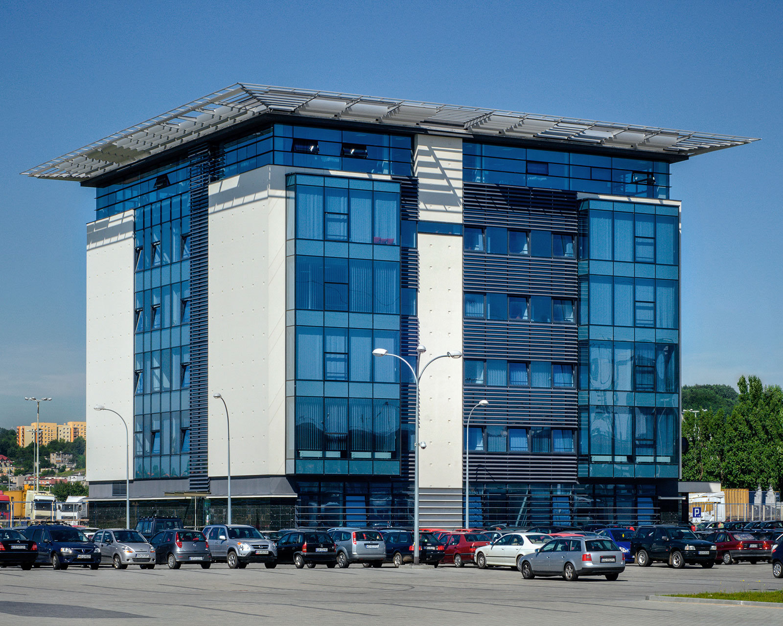 Wykonanie zdjęć architektury dla producenta tynków i ociepleń budynków. 