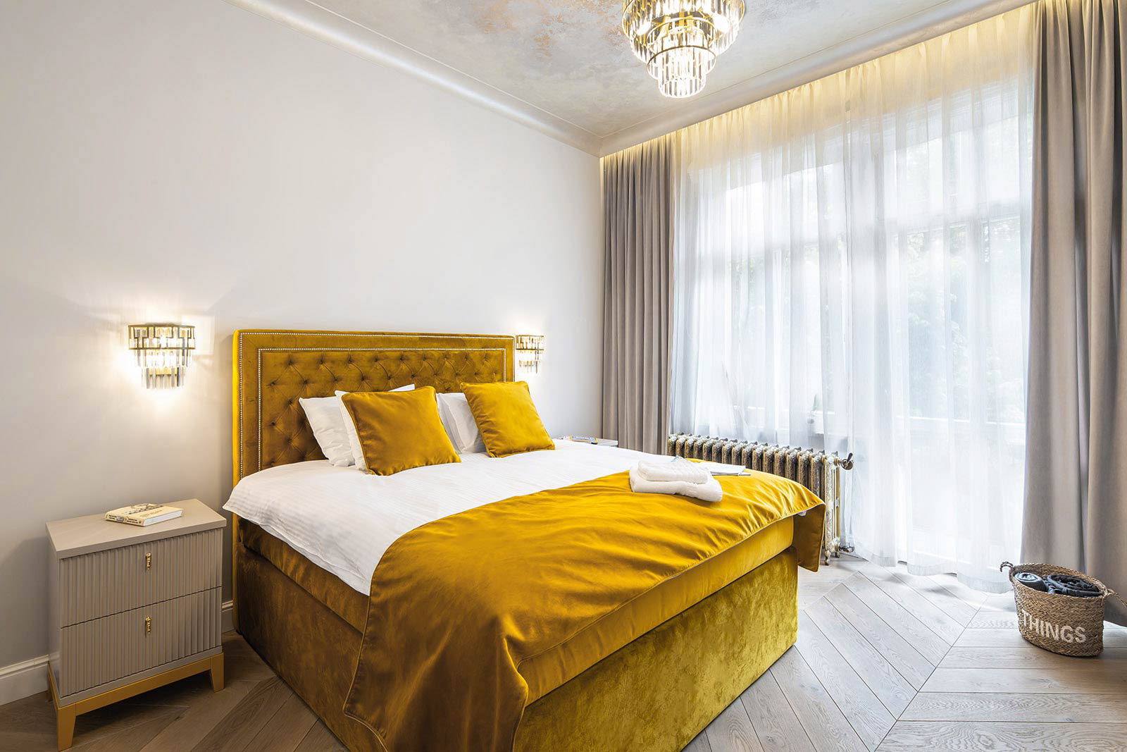 Sesja zdjęciowa wnętrz apartamentu na wynajem zlokalizowanego w Sopocie.