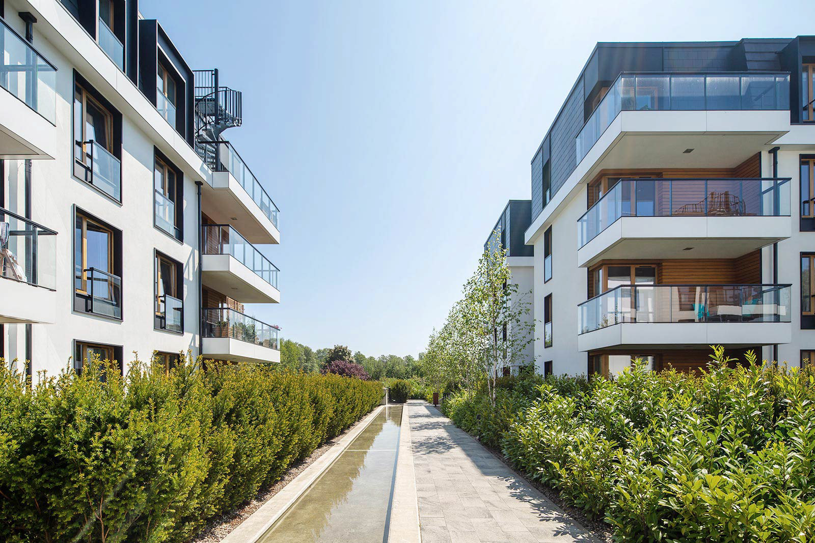 Sesja fotograficzna osiedla mieszkaniowego Bursztynowa zlokalizowanego w Gdańsku wykonana dla dewelopera.