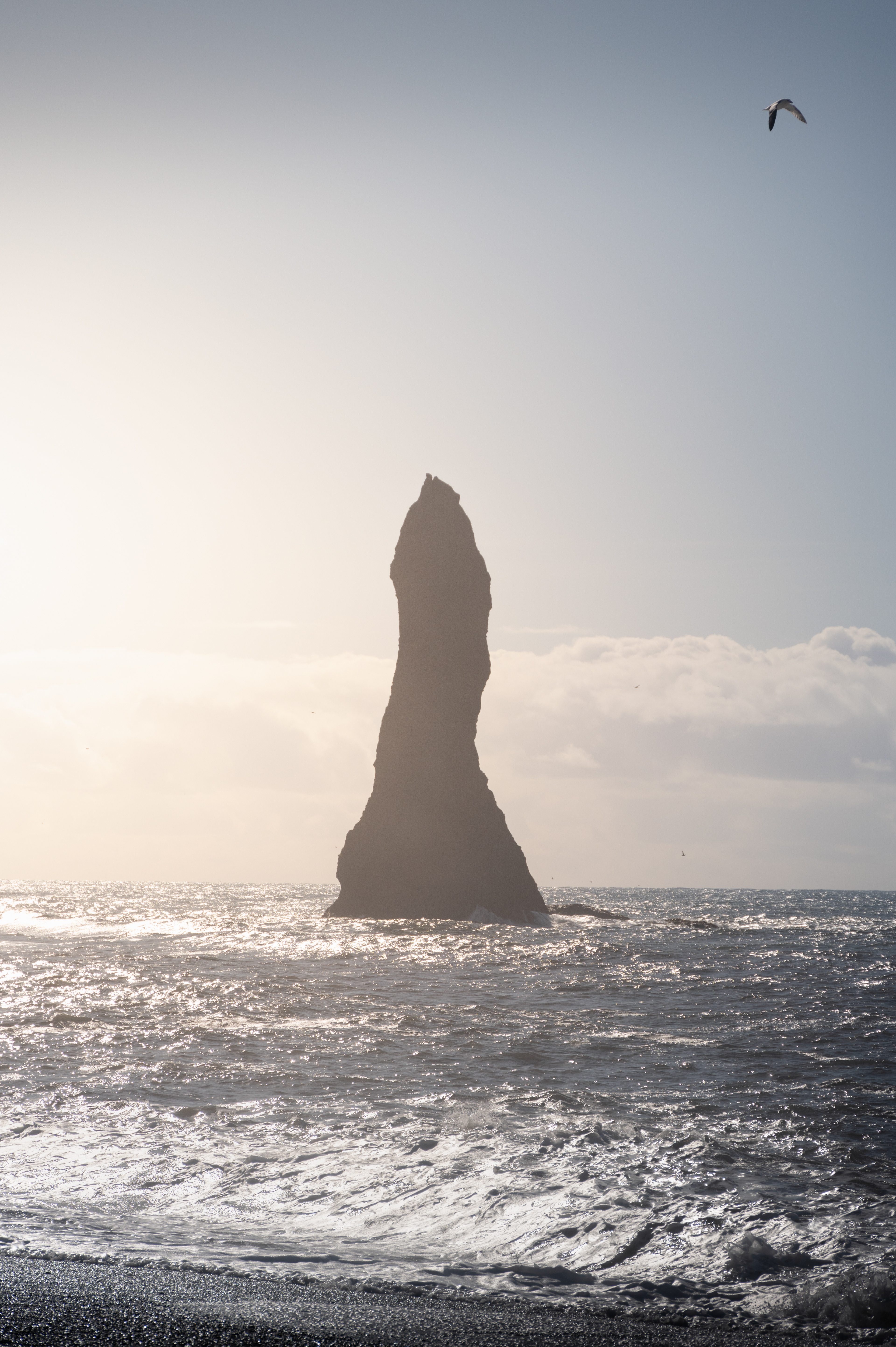 "The Solemnity of a Sea Rock Formation"