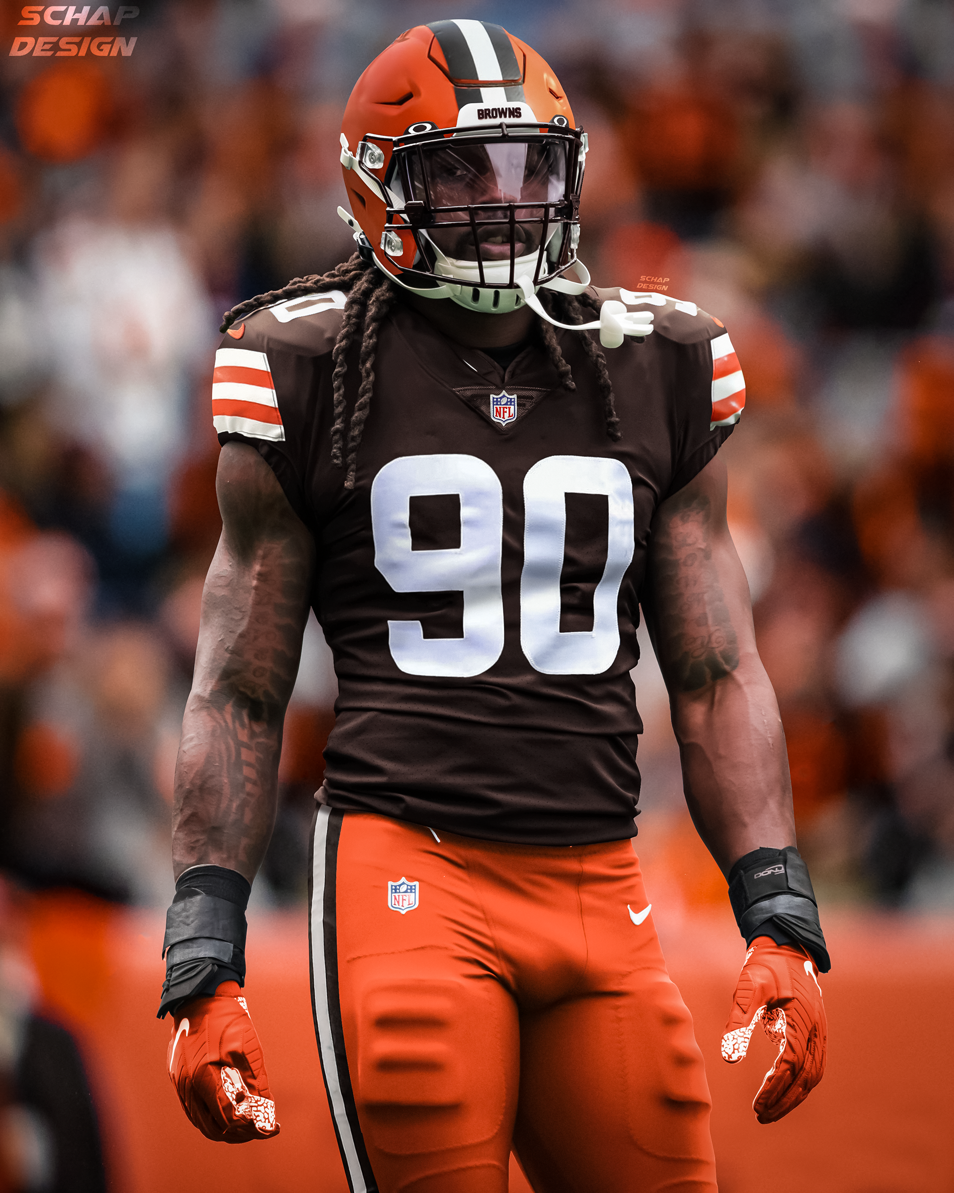 Schapdesign - Jadeveon Clowney Browns Jersey Swap