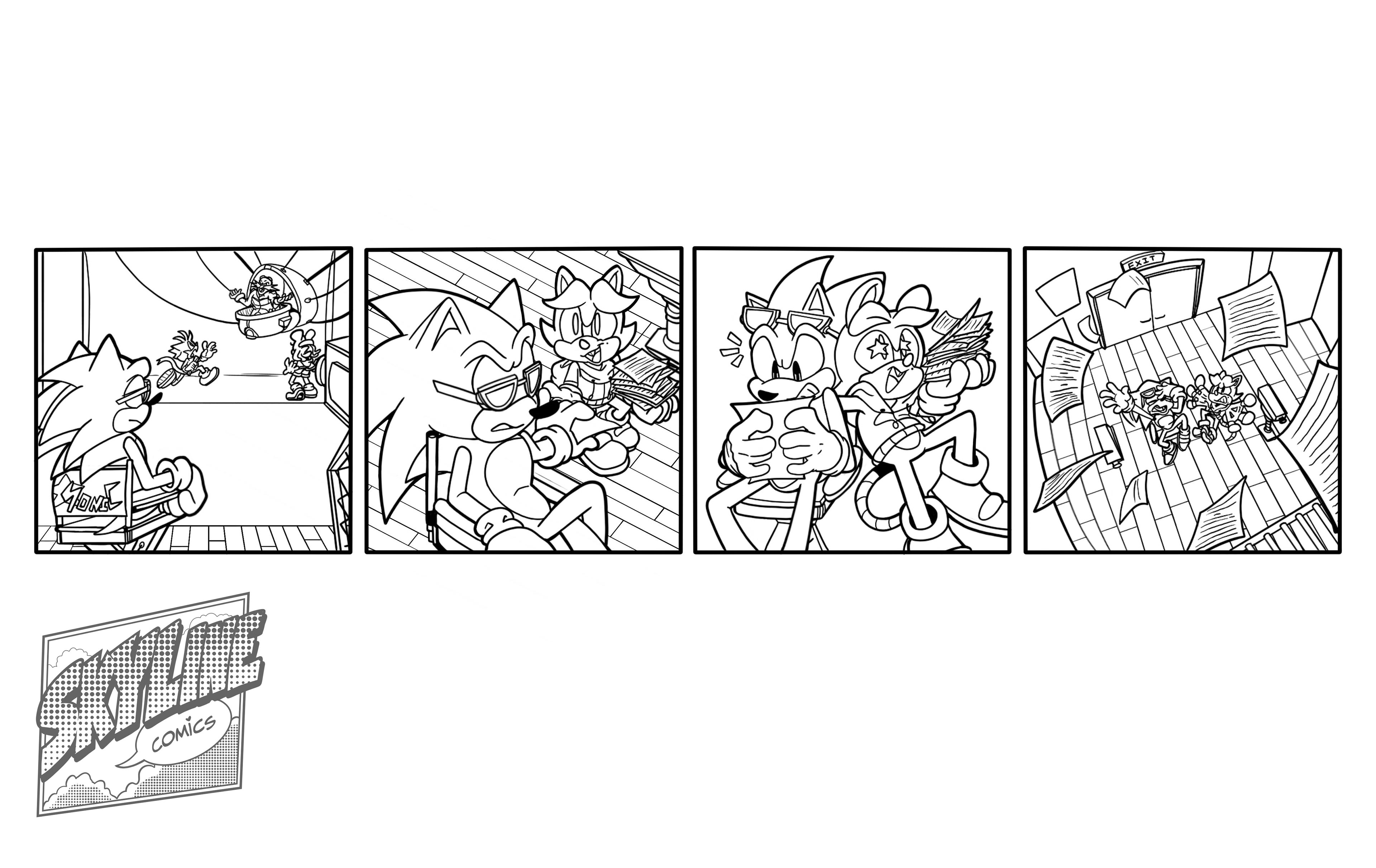 Sonic the Hedgehog Debug Comic 1 - Sonic Legacy 