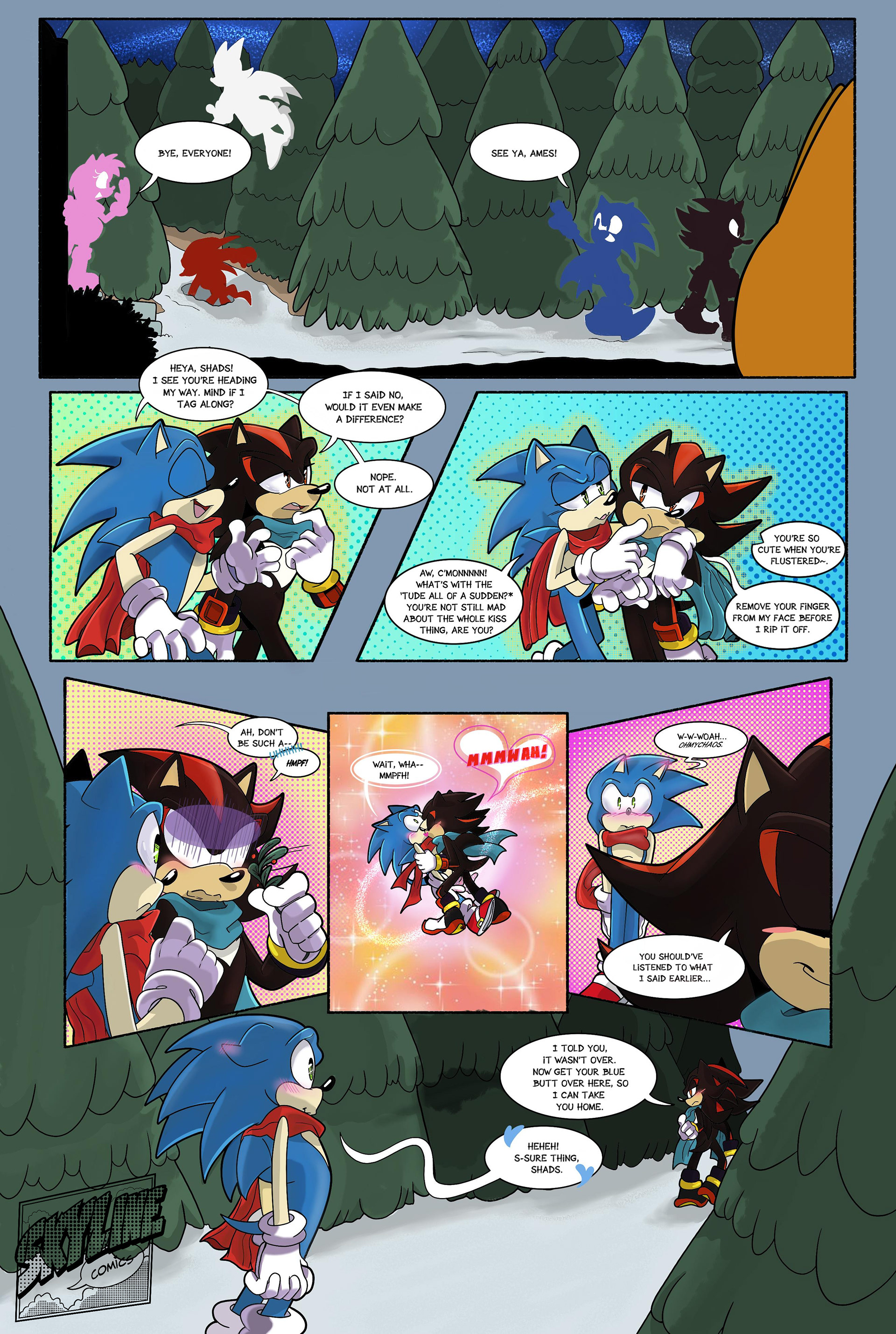 Sonadow Christmas Comic Page 2