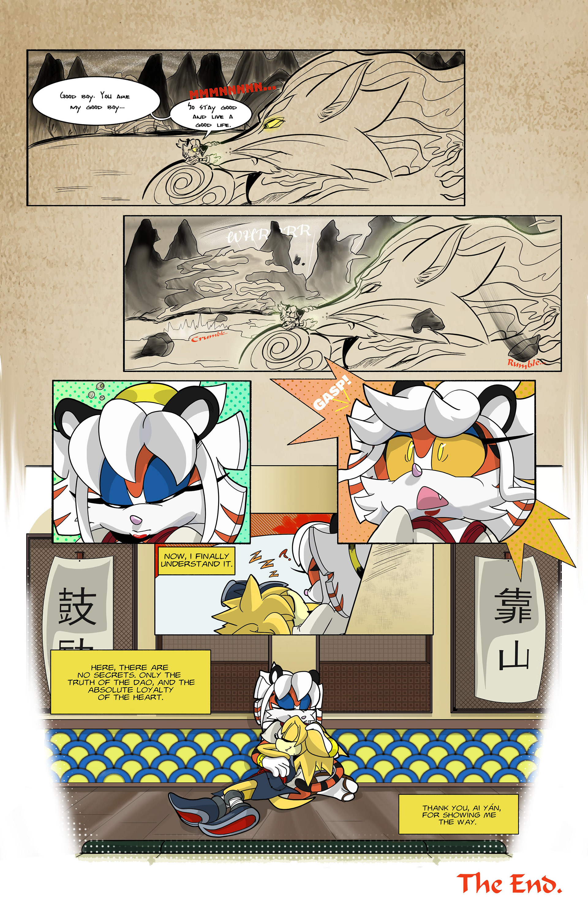 Chinese-Inspired Comic Story - Final Page 4
