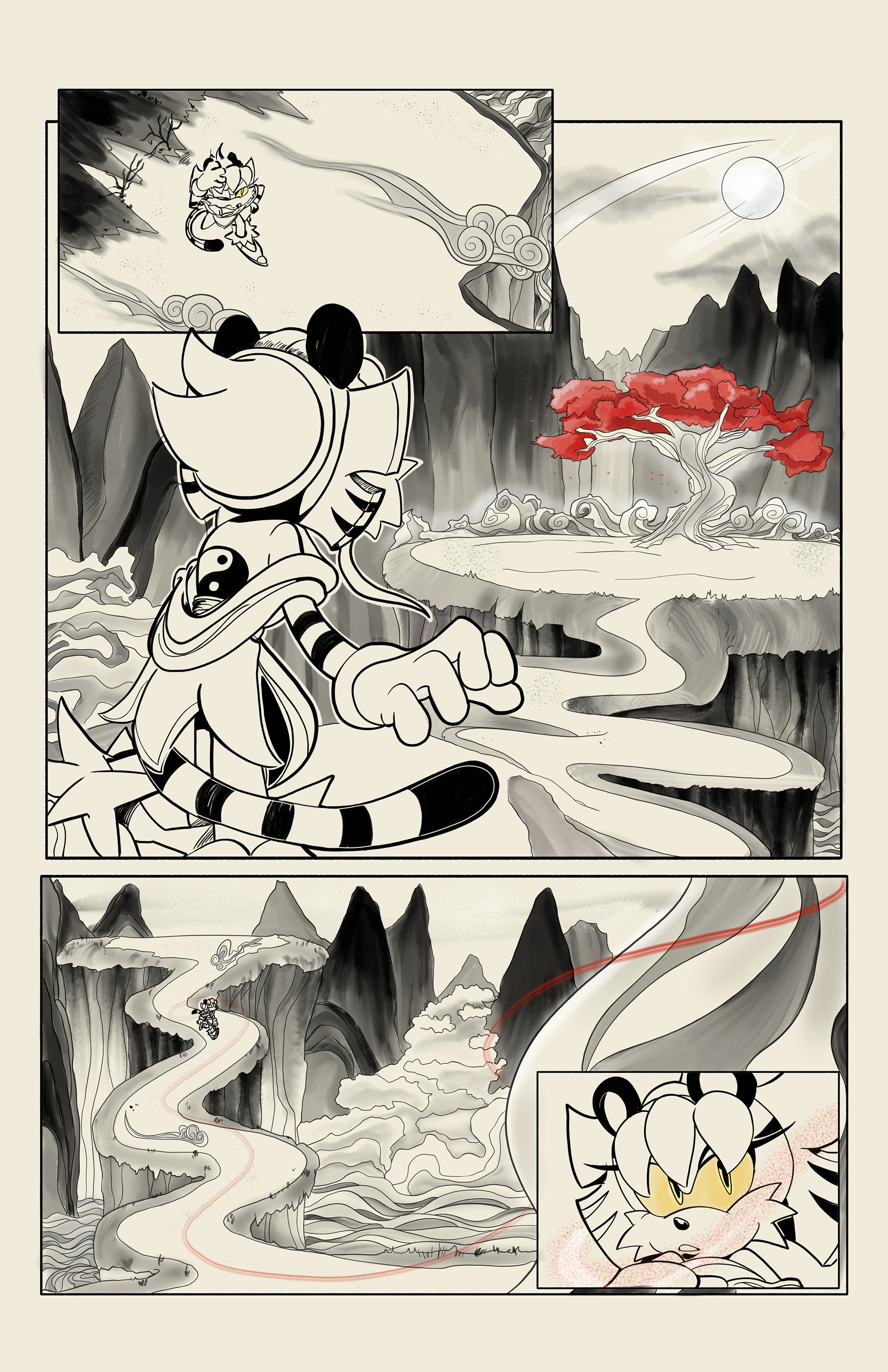 Chinese-Inspired Comic Story - Colors Page 2