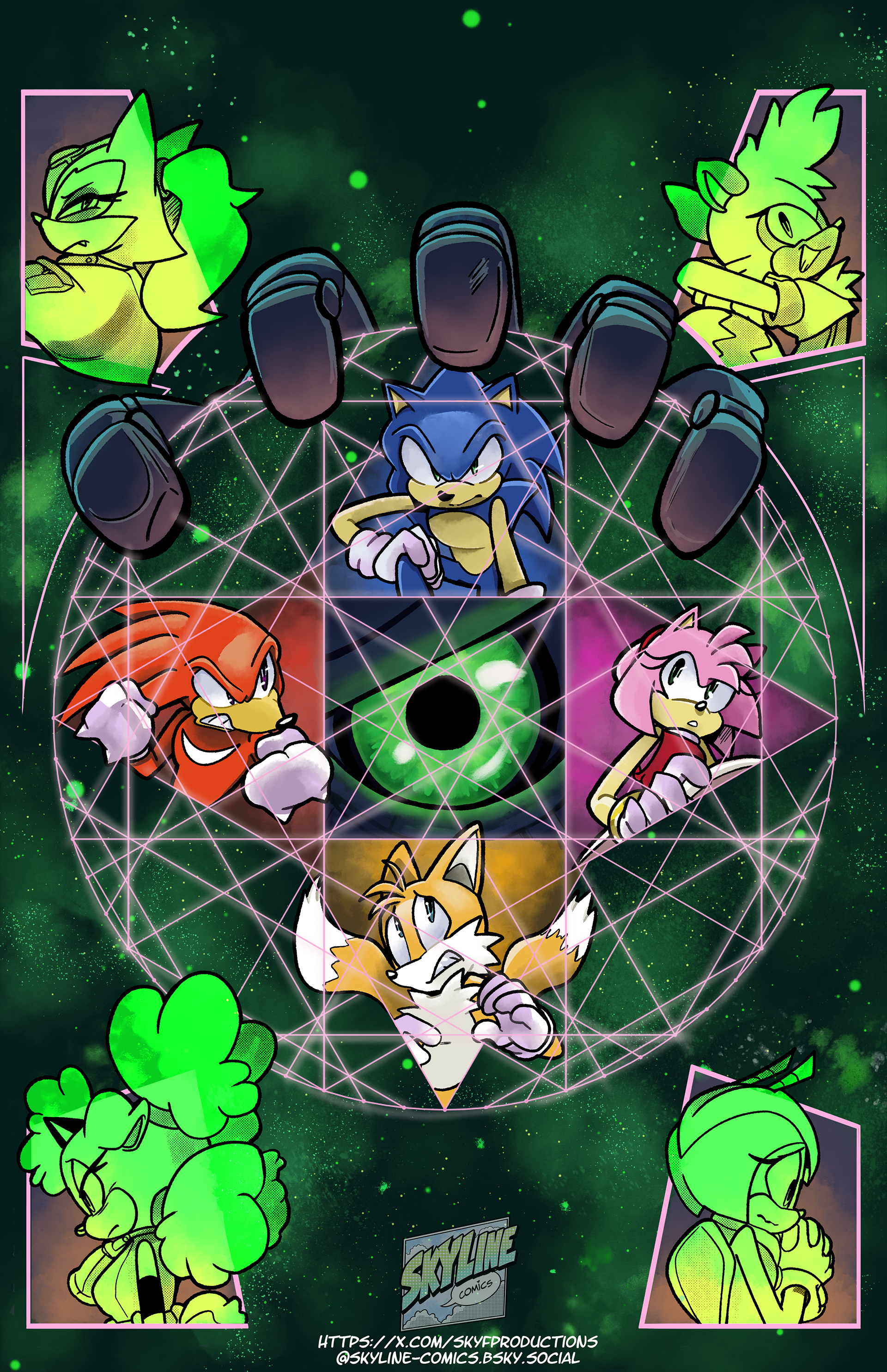 Modulus Sonic Math Comic Cover Concept