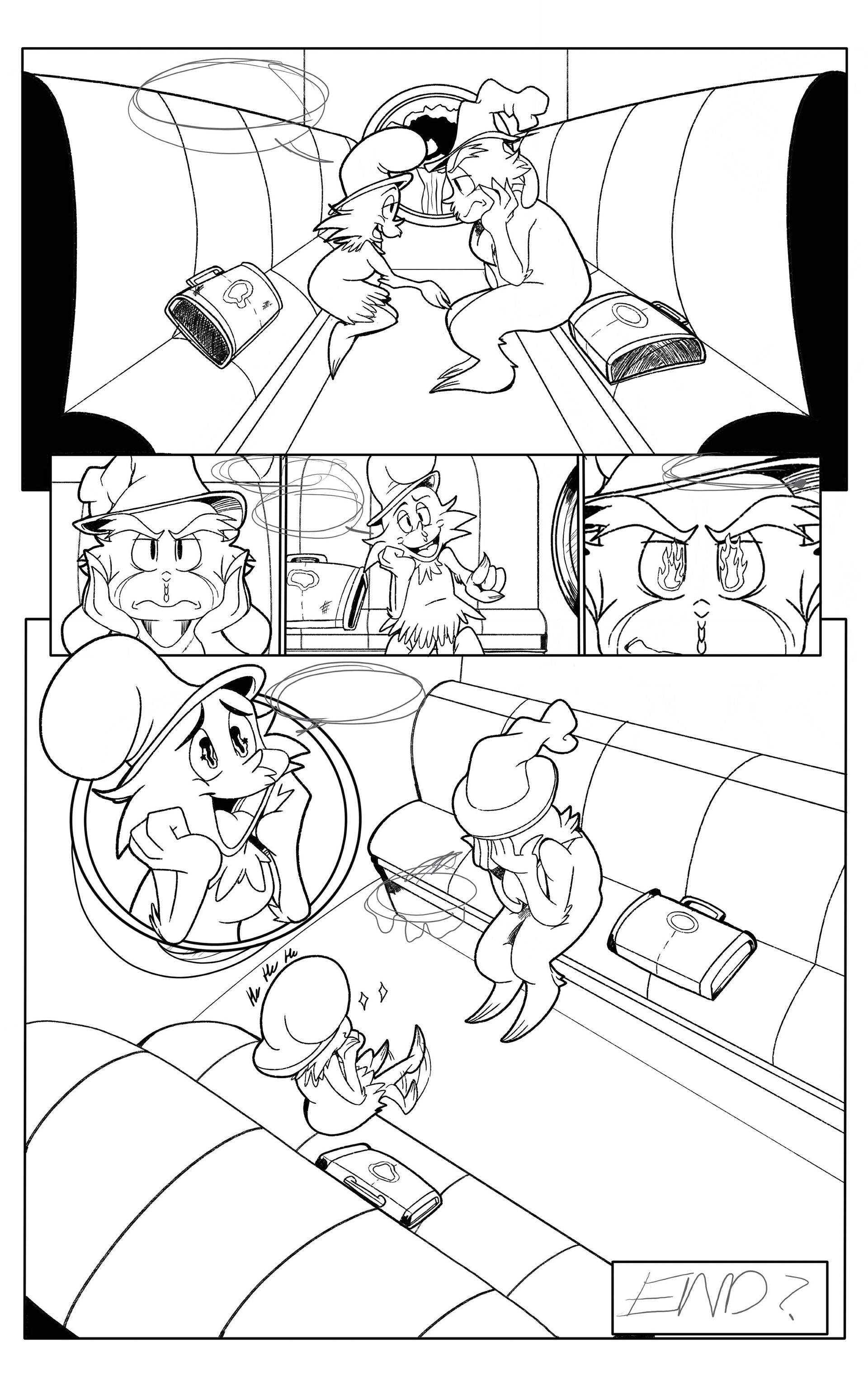 Green Eggs and Ham Page Initial Pencils Page 6