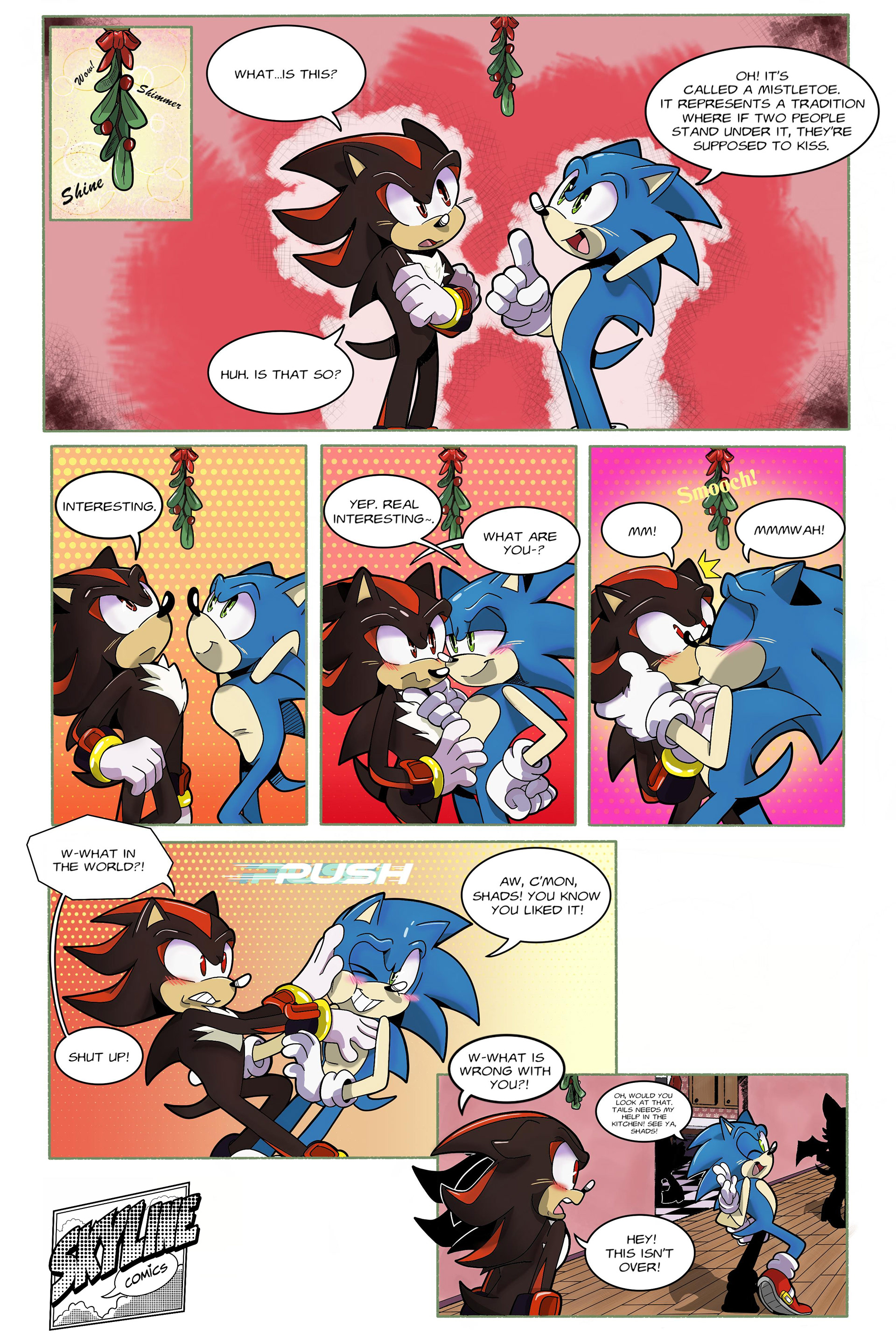 Sonadow Christmas Comic Page 1
