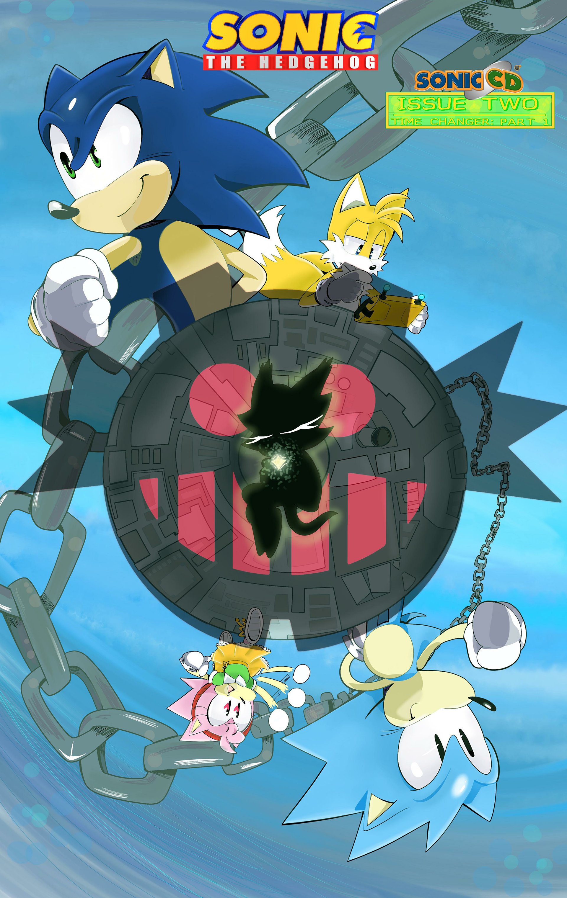 Sonic CD Original Comic Cover 