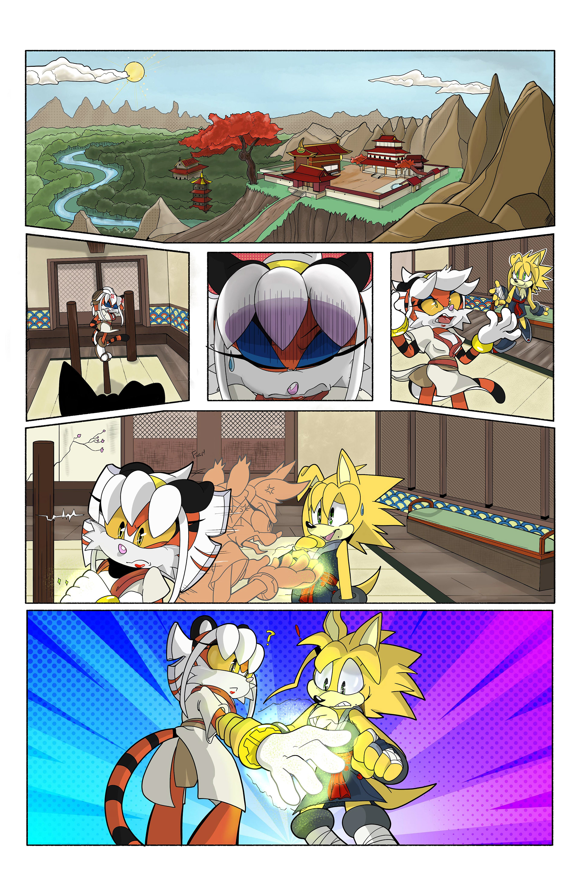 Chinese-Inspired Comic Story - Colors Page 1