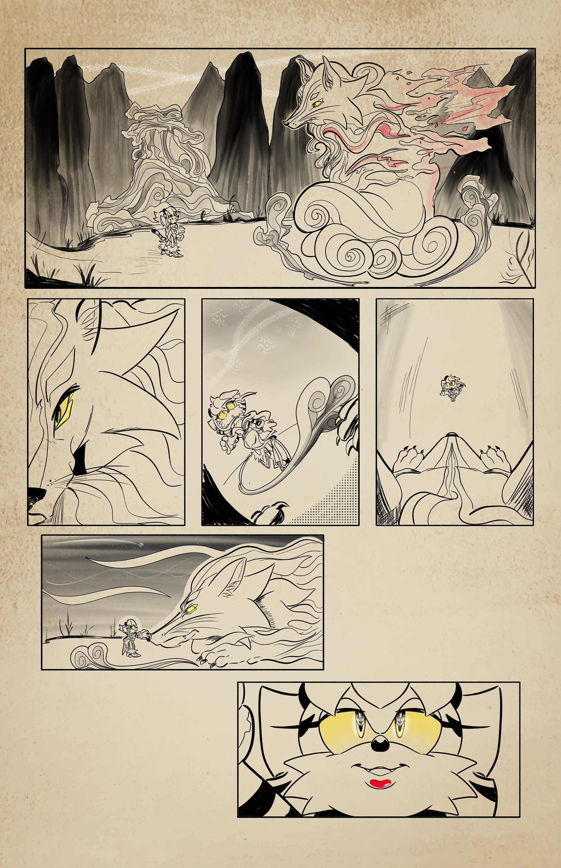 Chinese-Inspired Comic Story - Colors Page 3