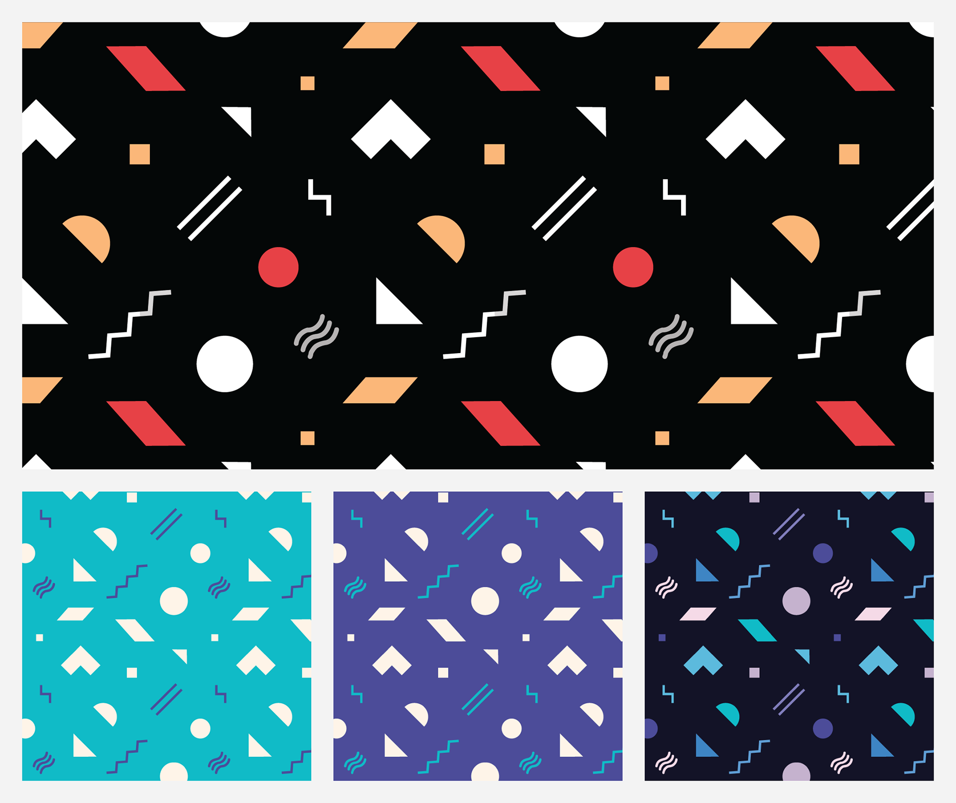 Repeating surface pattern